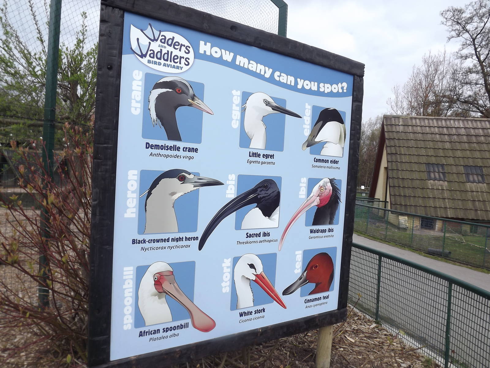 New signage at Blackpool Zoo 21/04/12