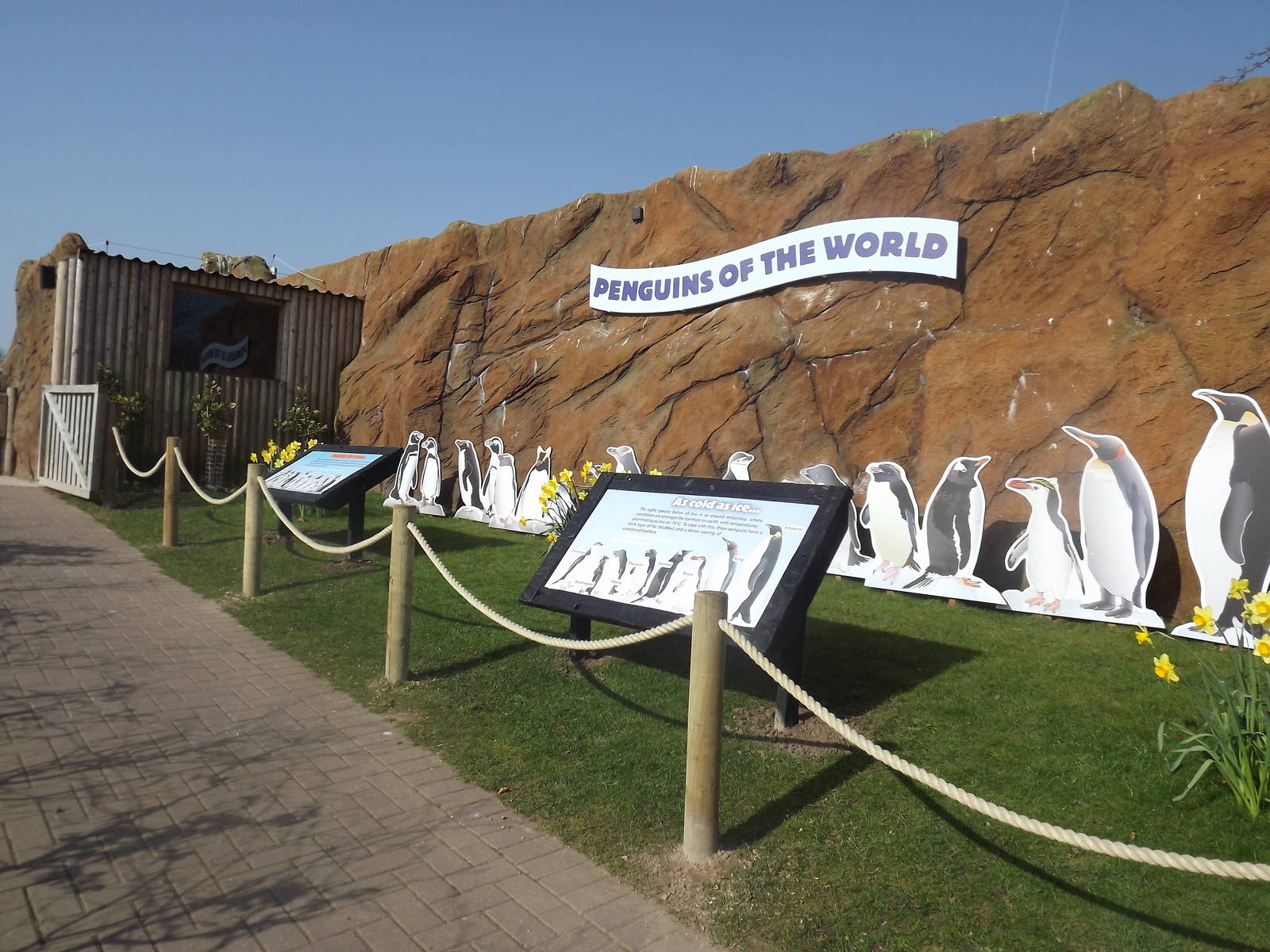 New signage at Blackpool Zoo 25/03/12