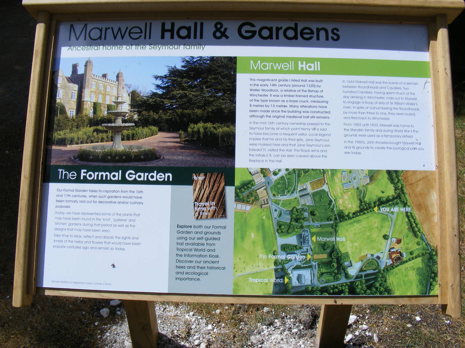 New signage at Marwell Wildlife, 11 July 2010