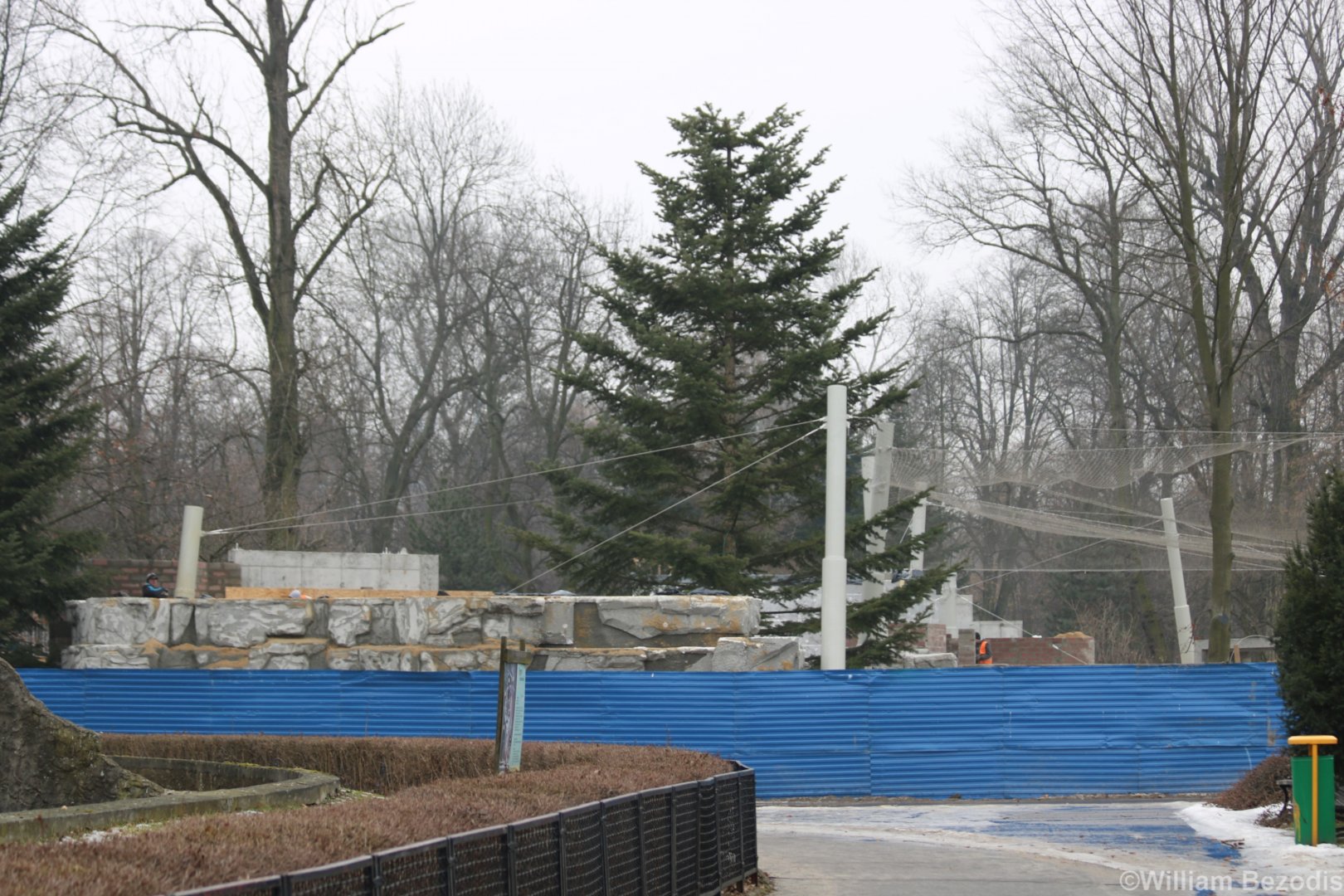 New Snow Leopard Enclosure Construction