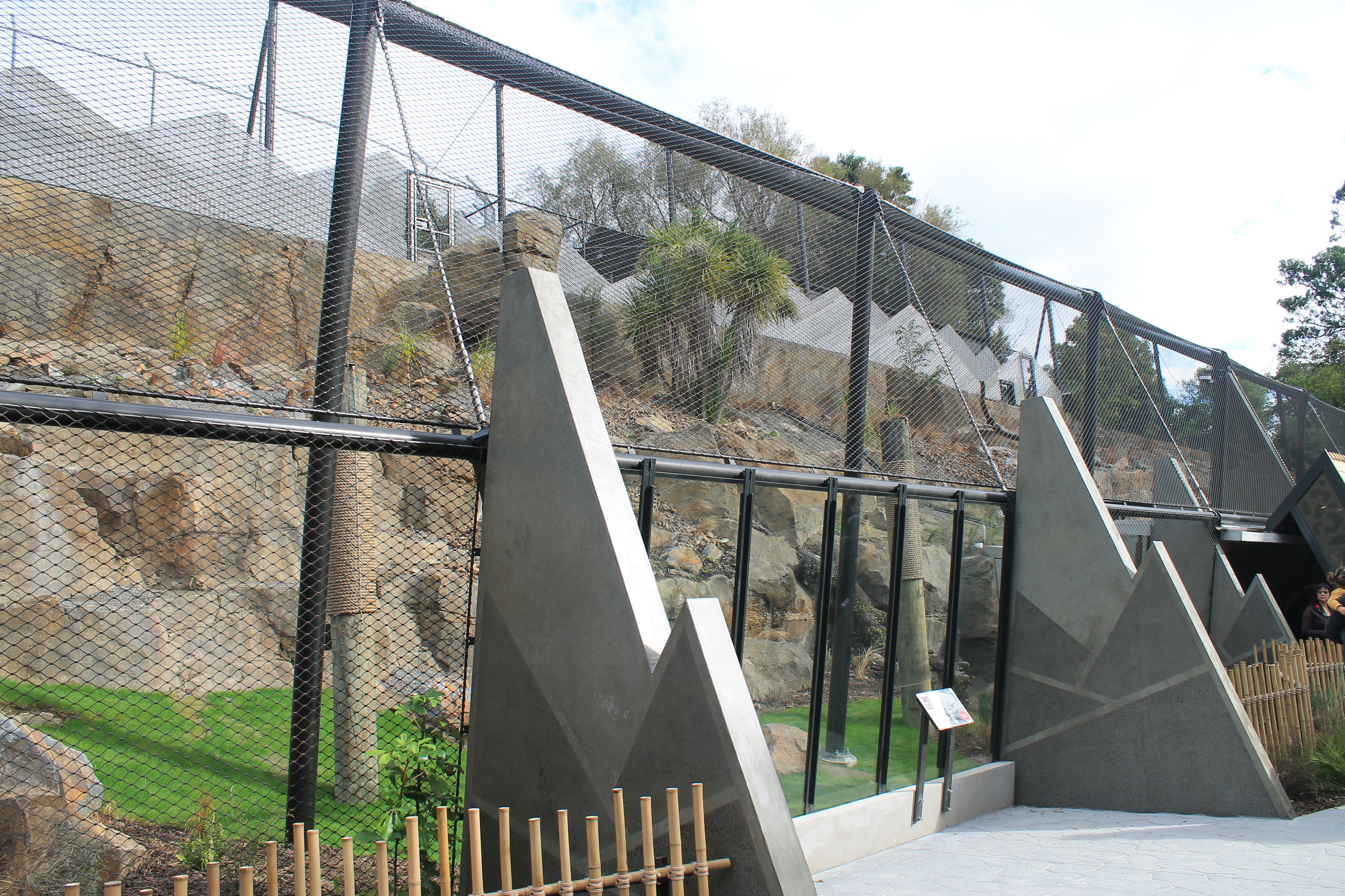New Snow Leopard enclosure (left side)