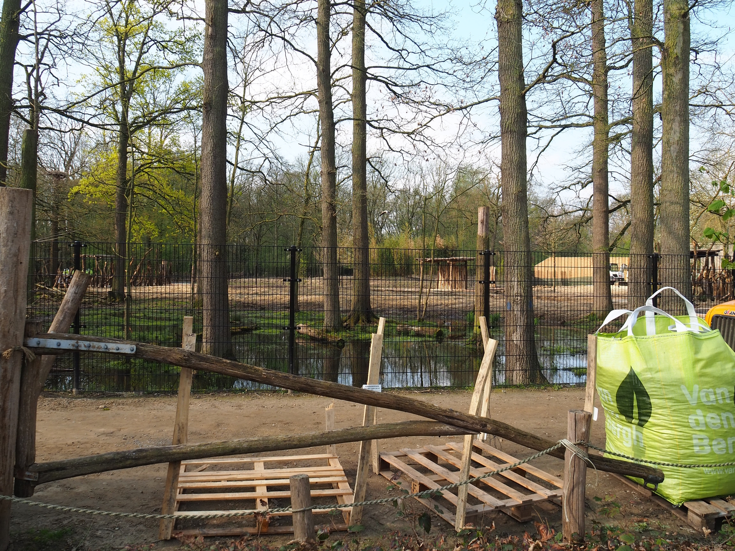 New Somali wild ass - Dorcas gazelle - Ostrich paddock construction site, 2022-04-18