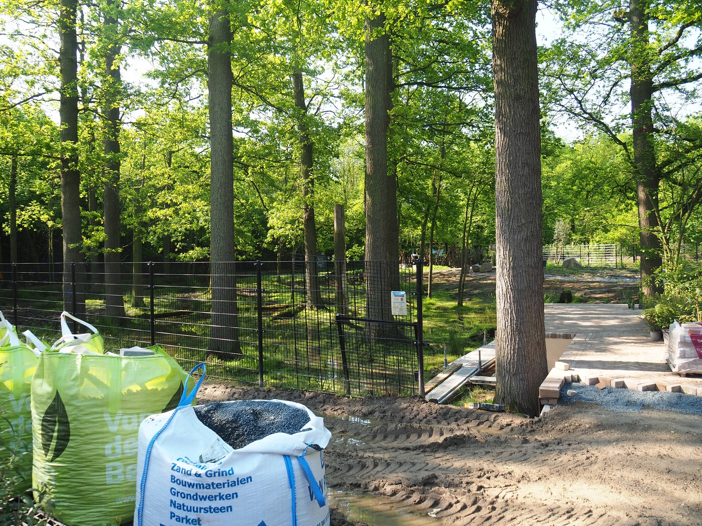 New Somali wild ass - Dorcas gazelle - Ostrich paddock construction site, 2023-05-13