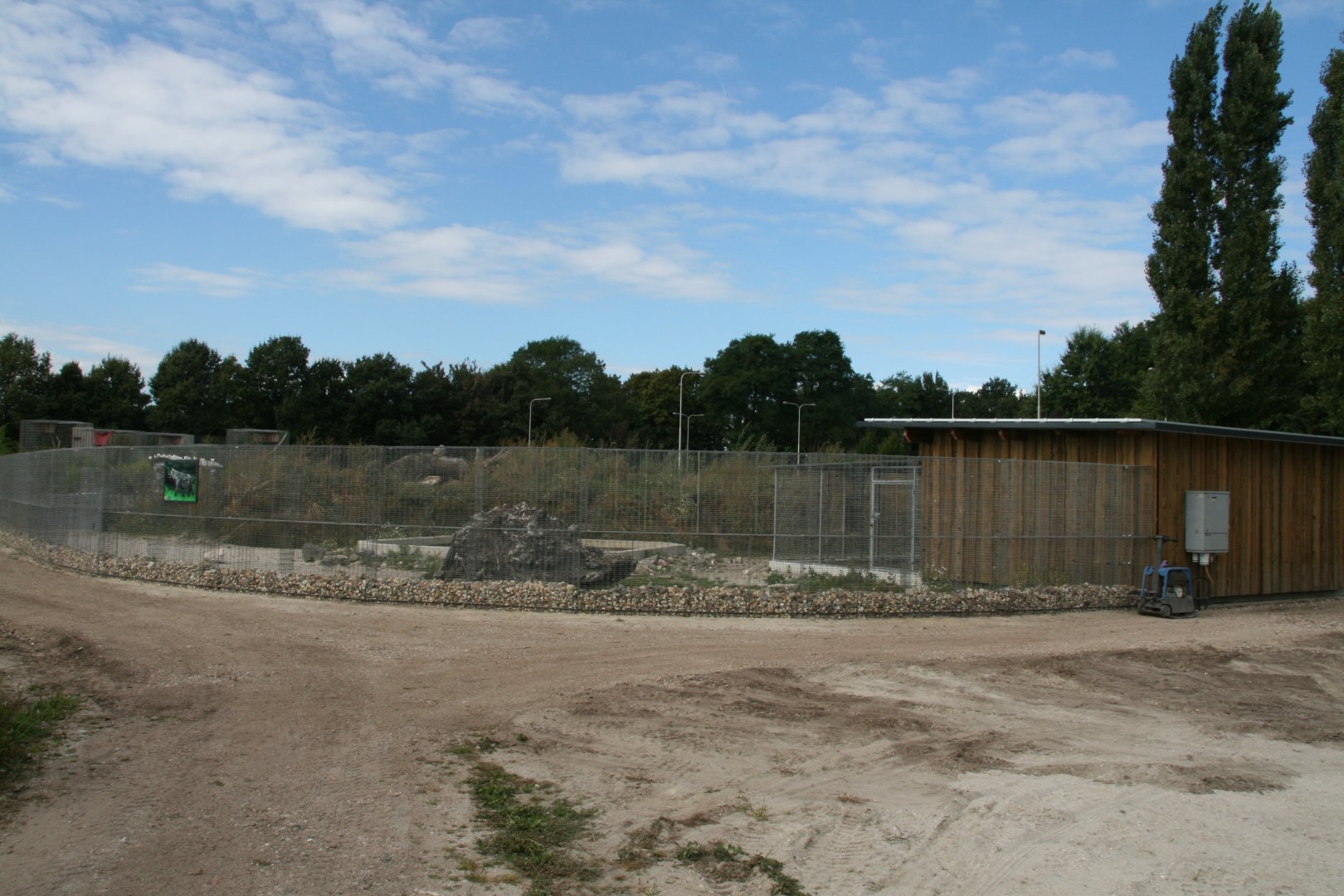 New Spotted hyena enclosure