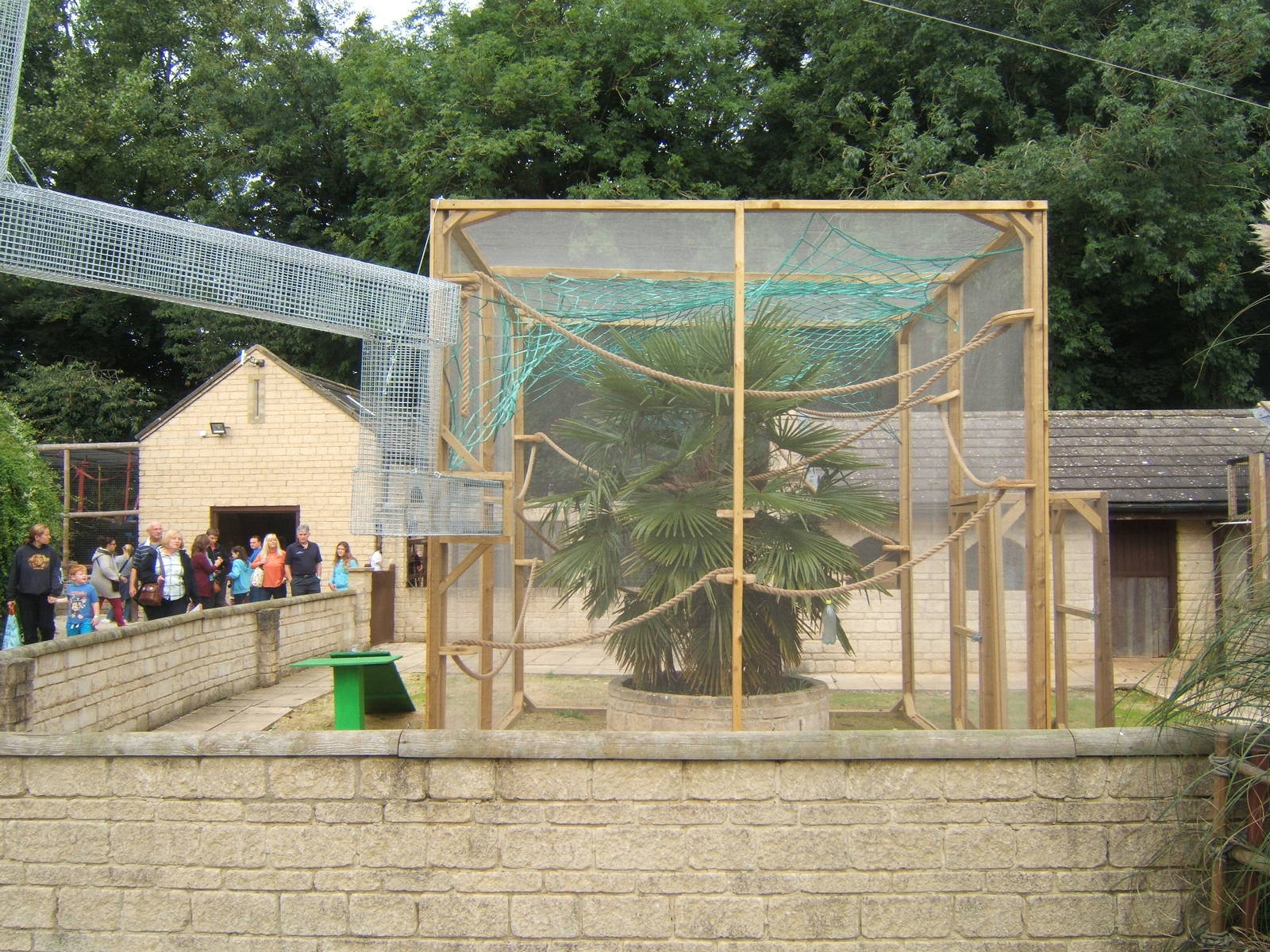 New Squirrel Monkey enclosure