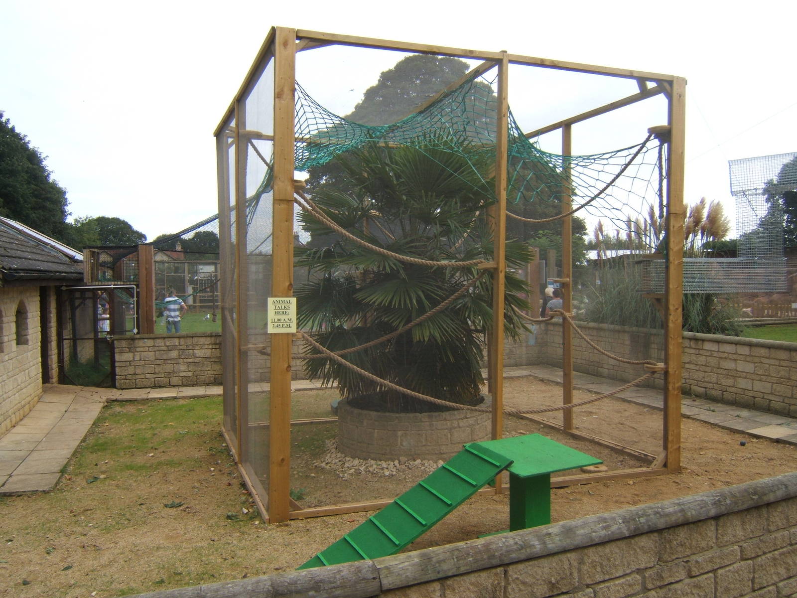 New Squirrel Monkey enclosure