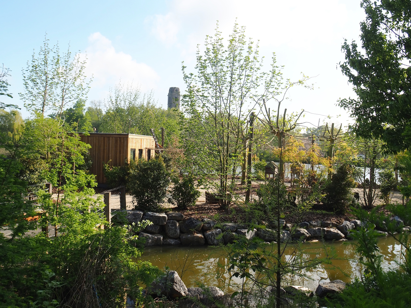 New squirrel monkey island (Currently only accessible for paid animal encounters), 2023-05-16