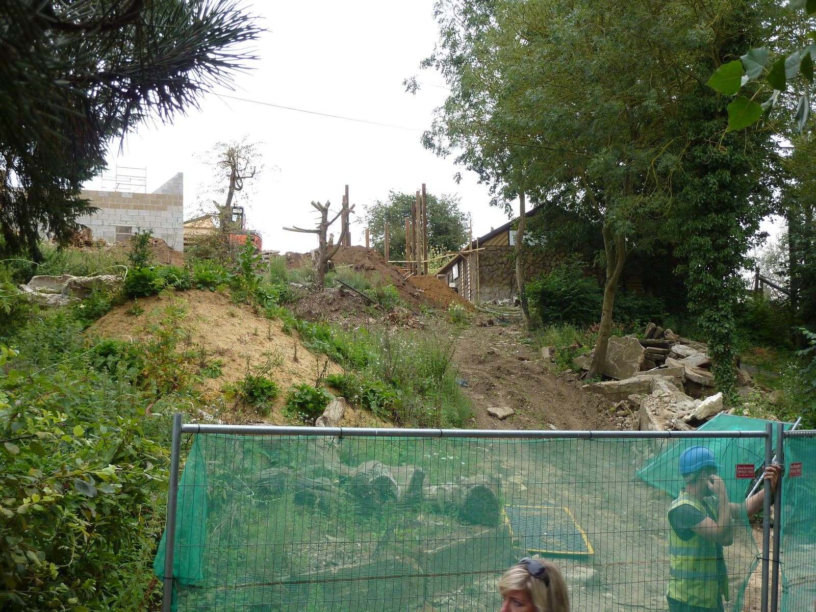 New sun bear enclosure in progress - 24th August 2012.