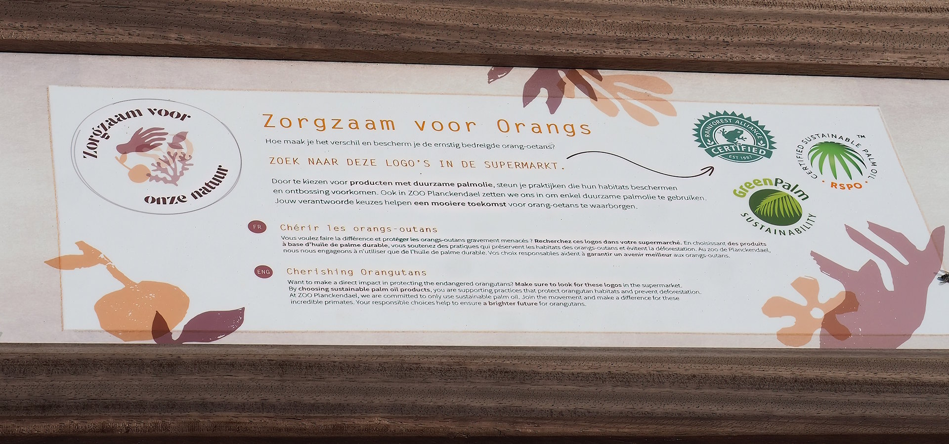 New sustainable palm oil labels signage, 2023-07-26