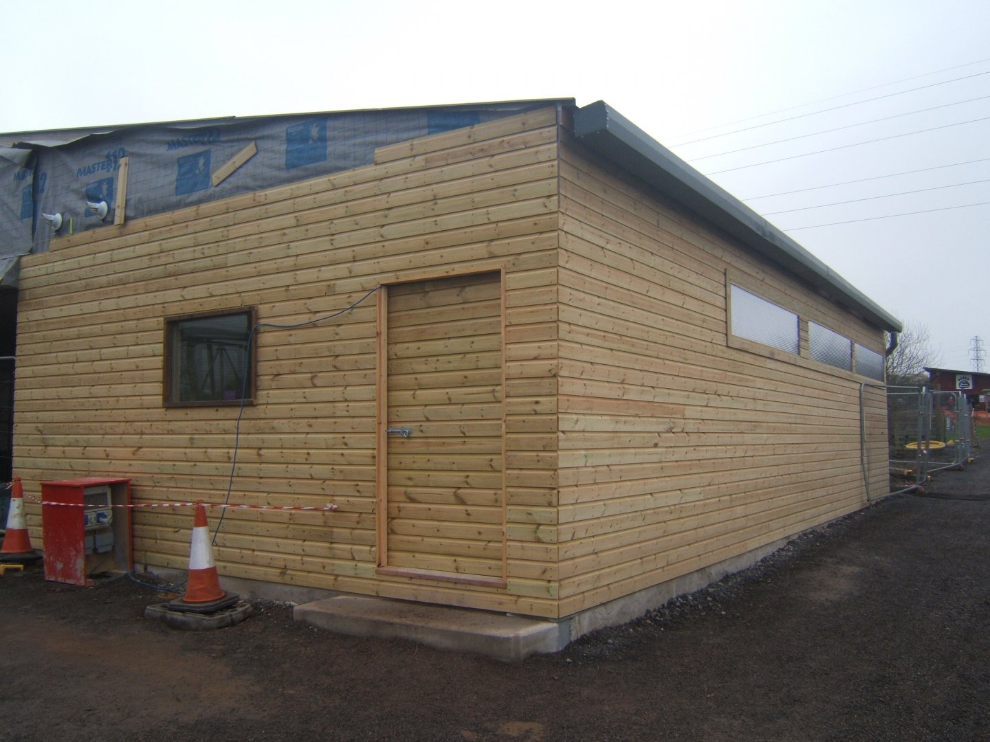 New Tapir and Capybara house under construction 03/02/2018