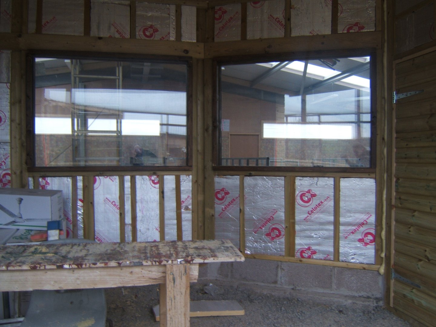 New Tapir and Capybara house under construction 03/02/2018