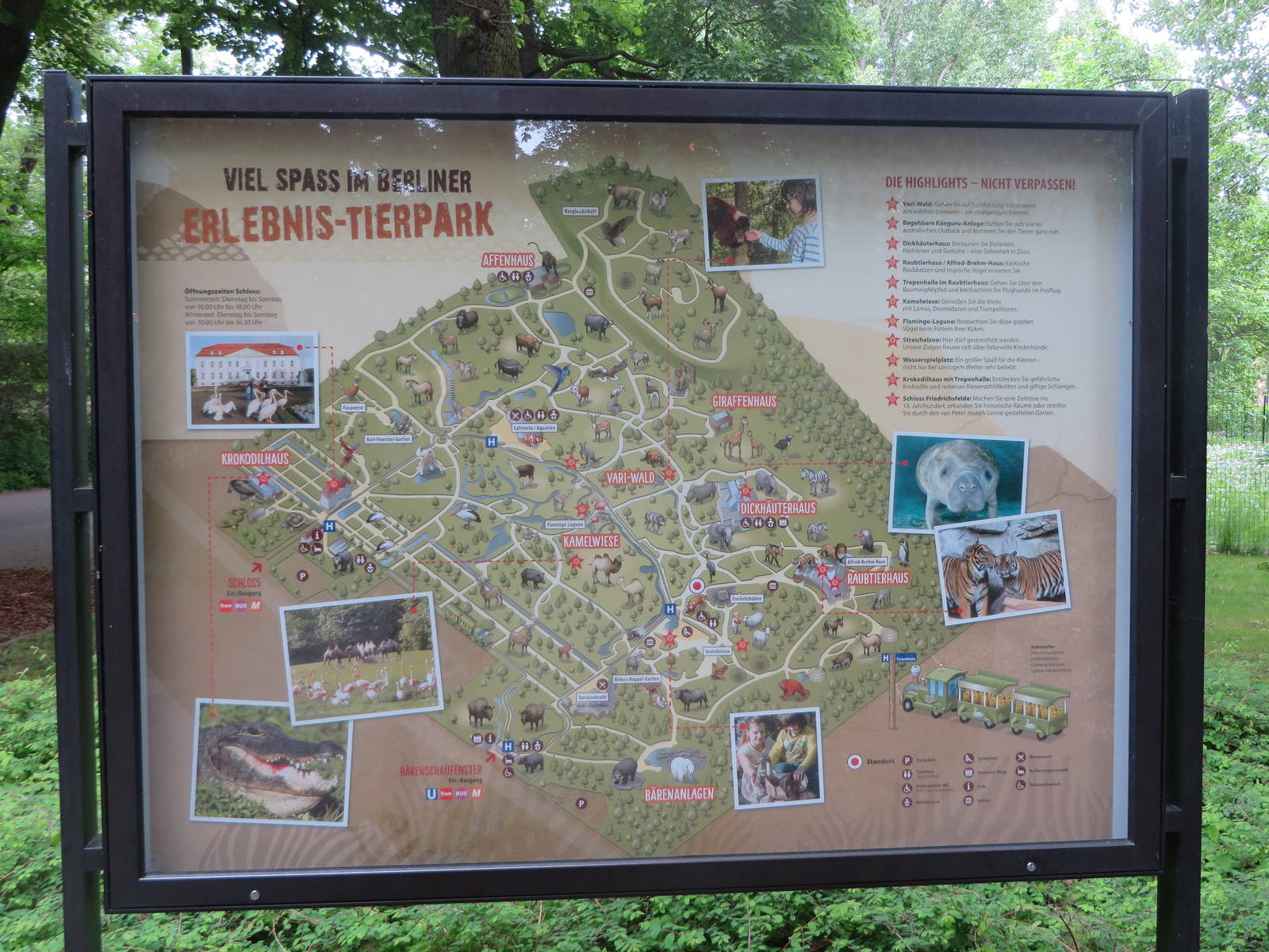 New Tierpark map