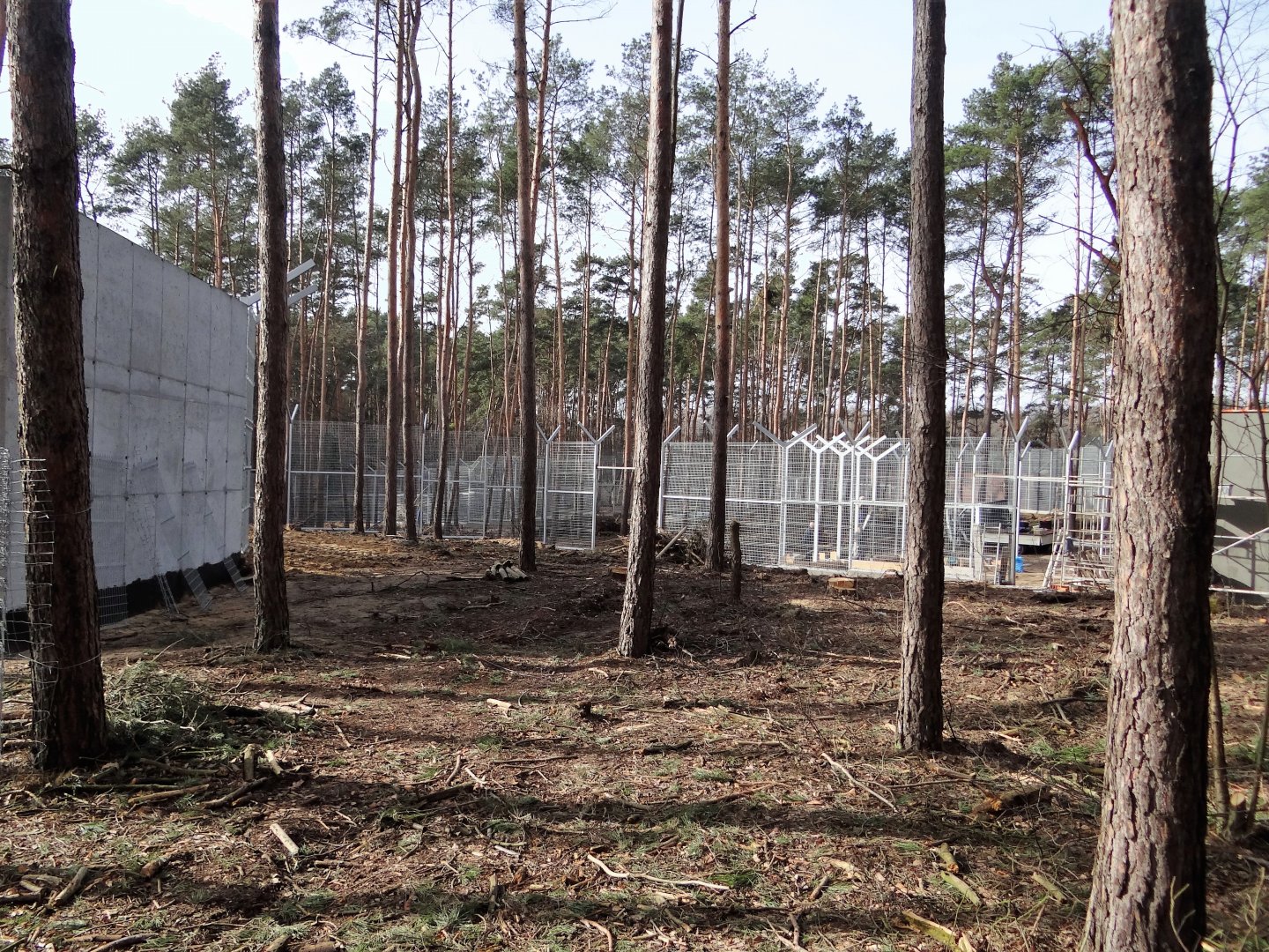 New tiger enclosure under constuction