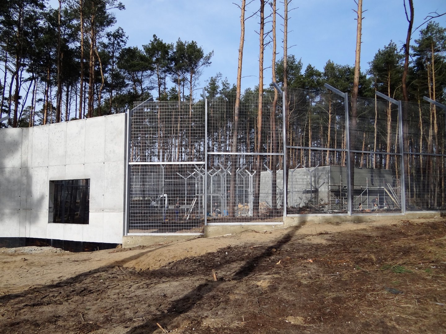 New tiger enclosure under constuction