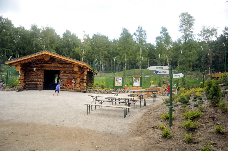 New Tigerenclosure at Lüneburger Heide.