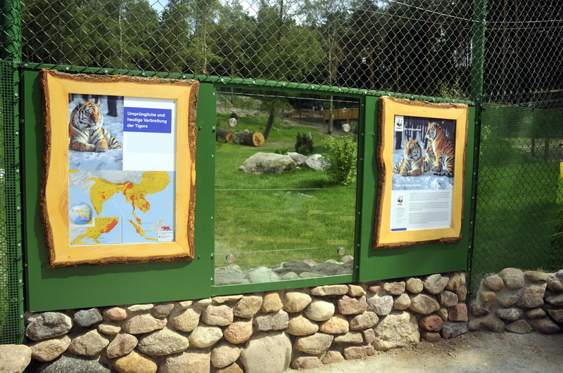 New Tigerenclosure at Lüneburger Heide.