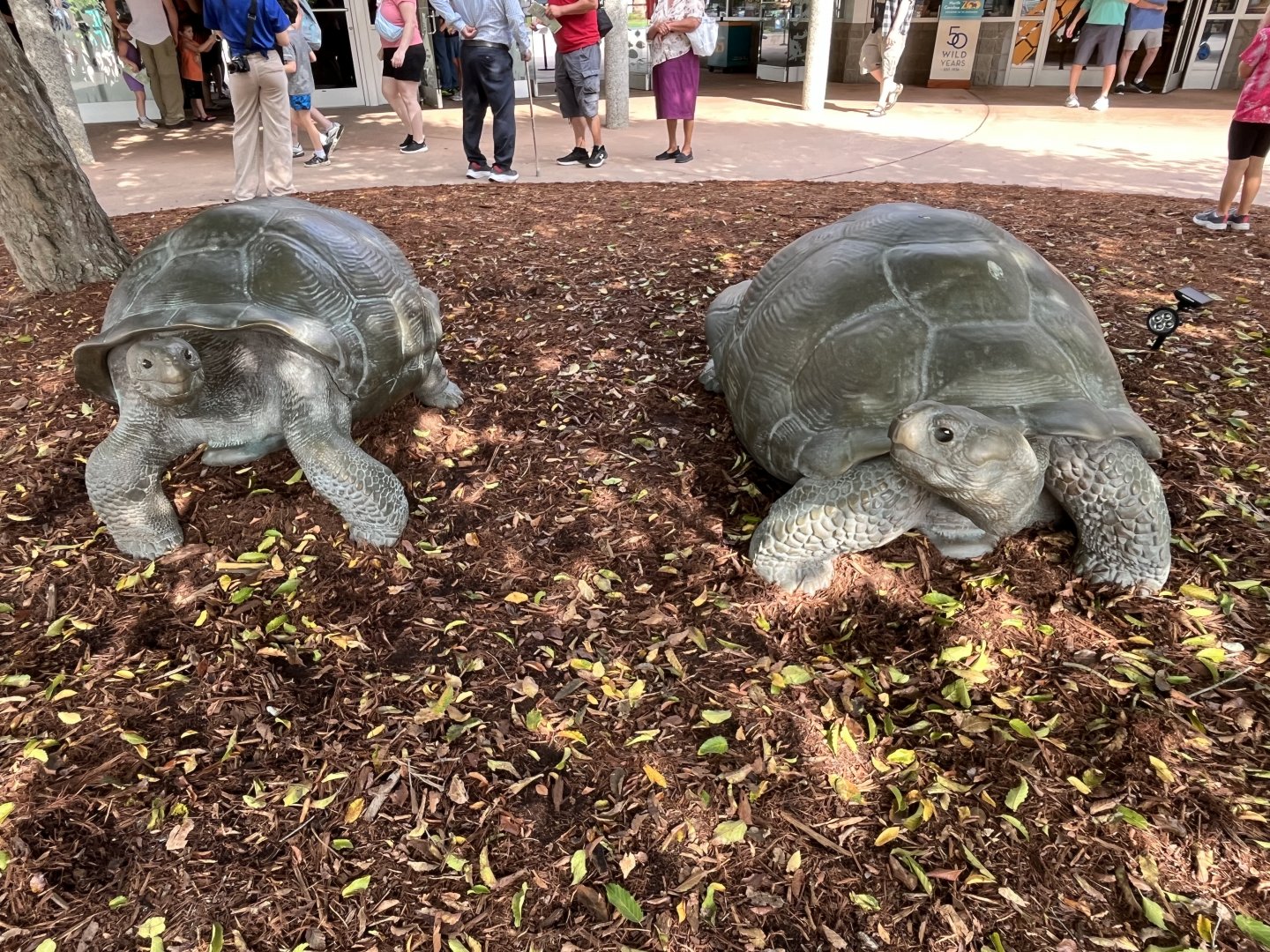 New Tort and Retort Statues in NA Plaza