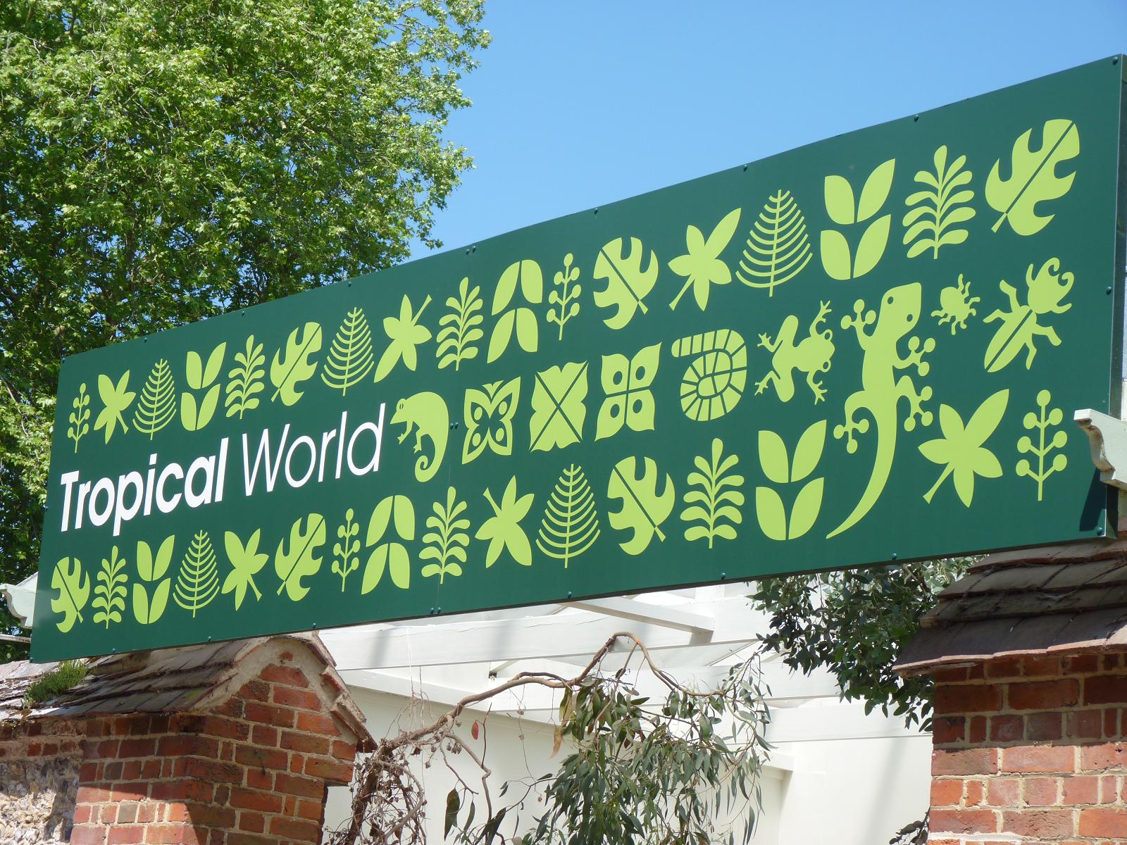 New Tropical World Signage