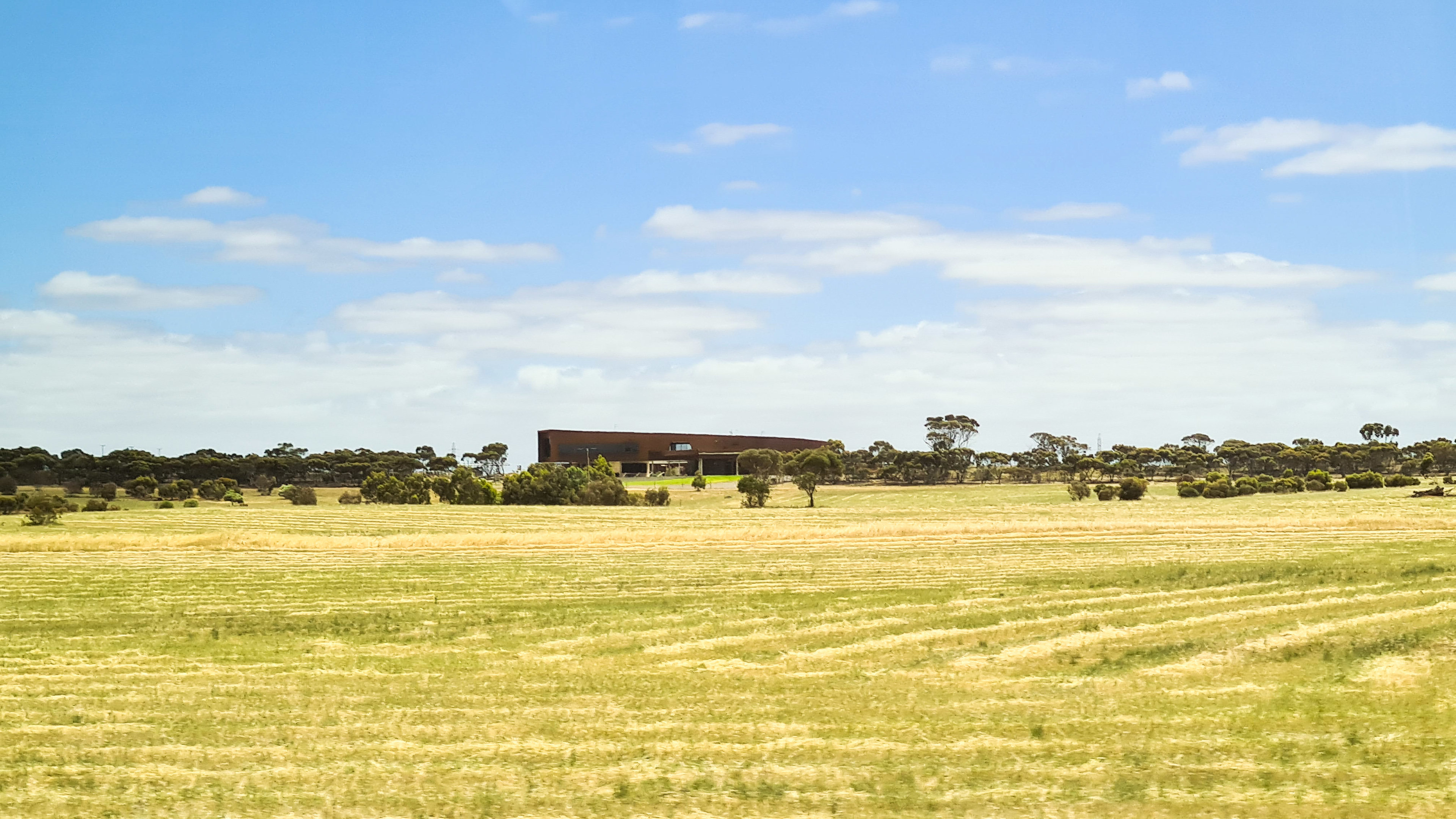 New visitors centre as seen from inside the park