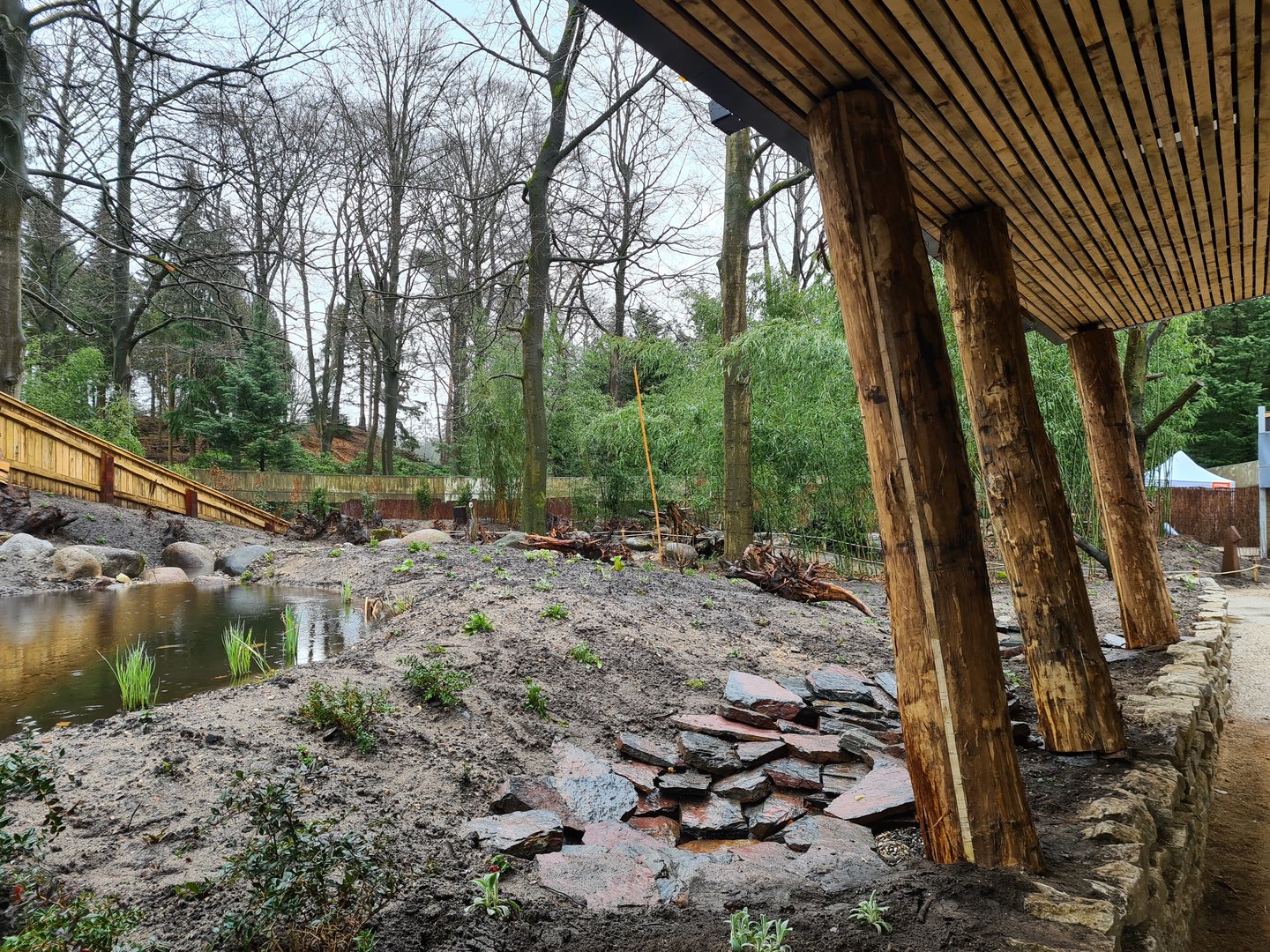 New walkthrough area - Rain collection