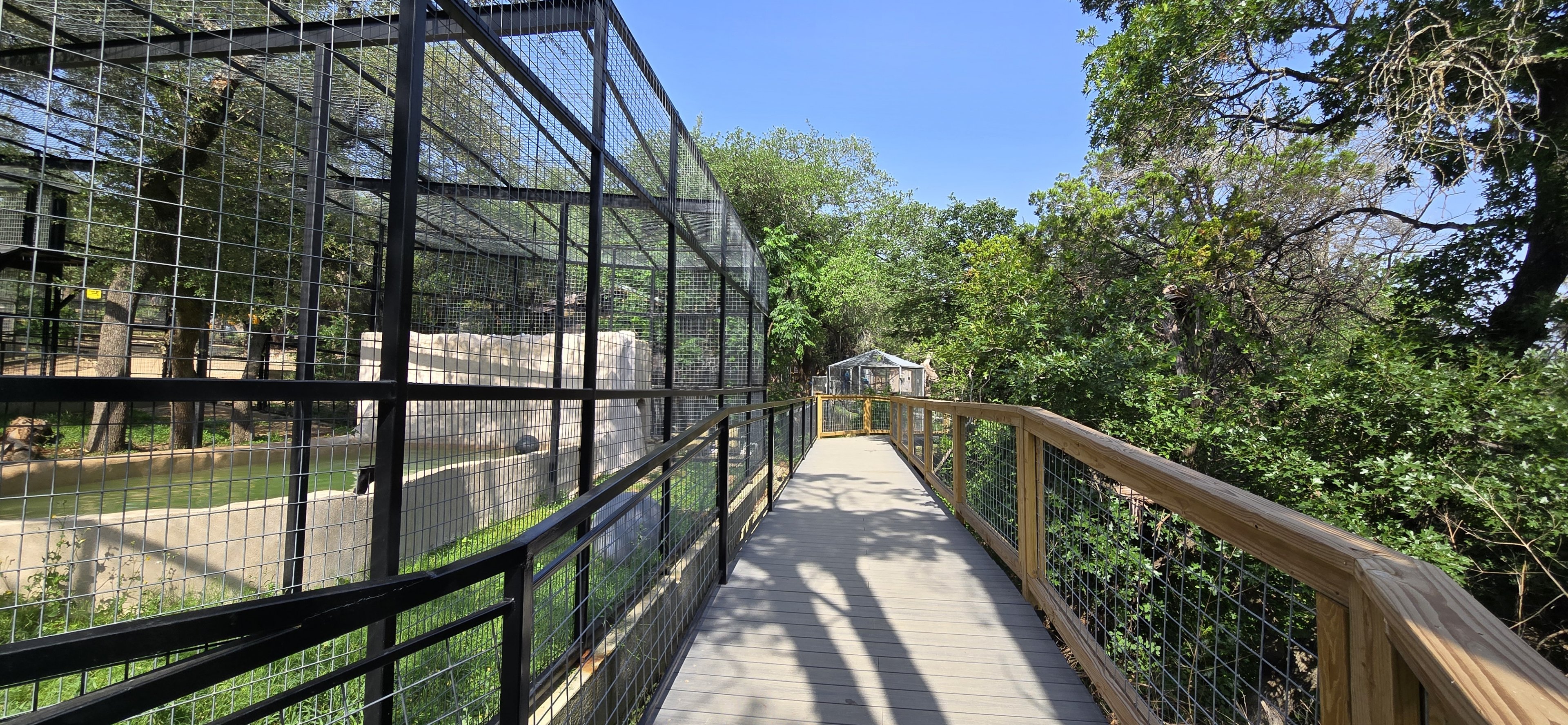 New walkway along black bear