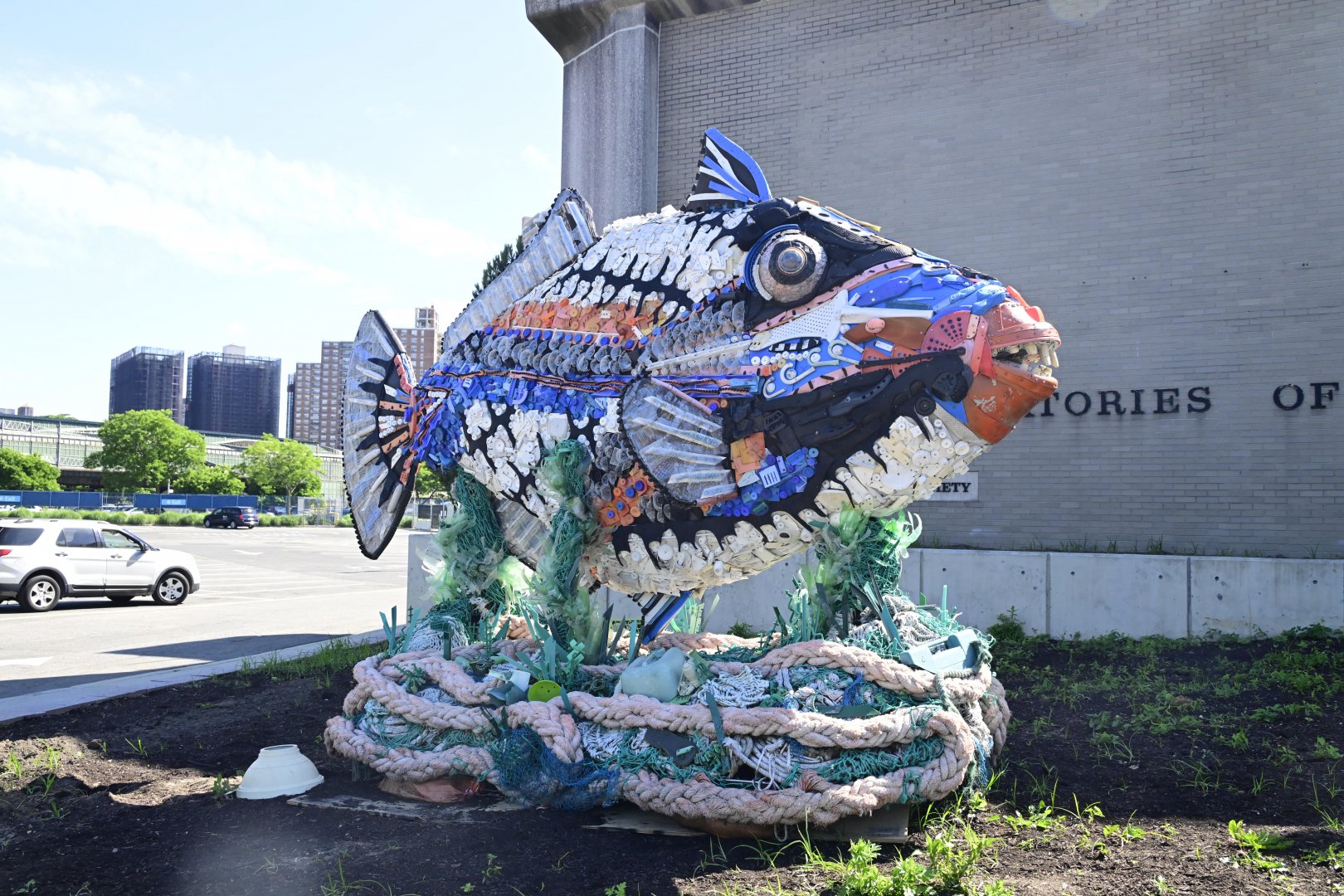 New York Aquarium - Triggerfish Art Installation
