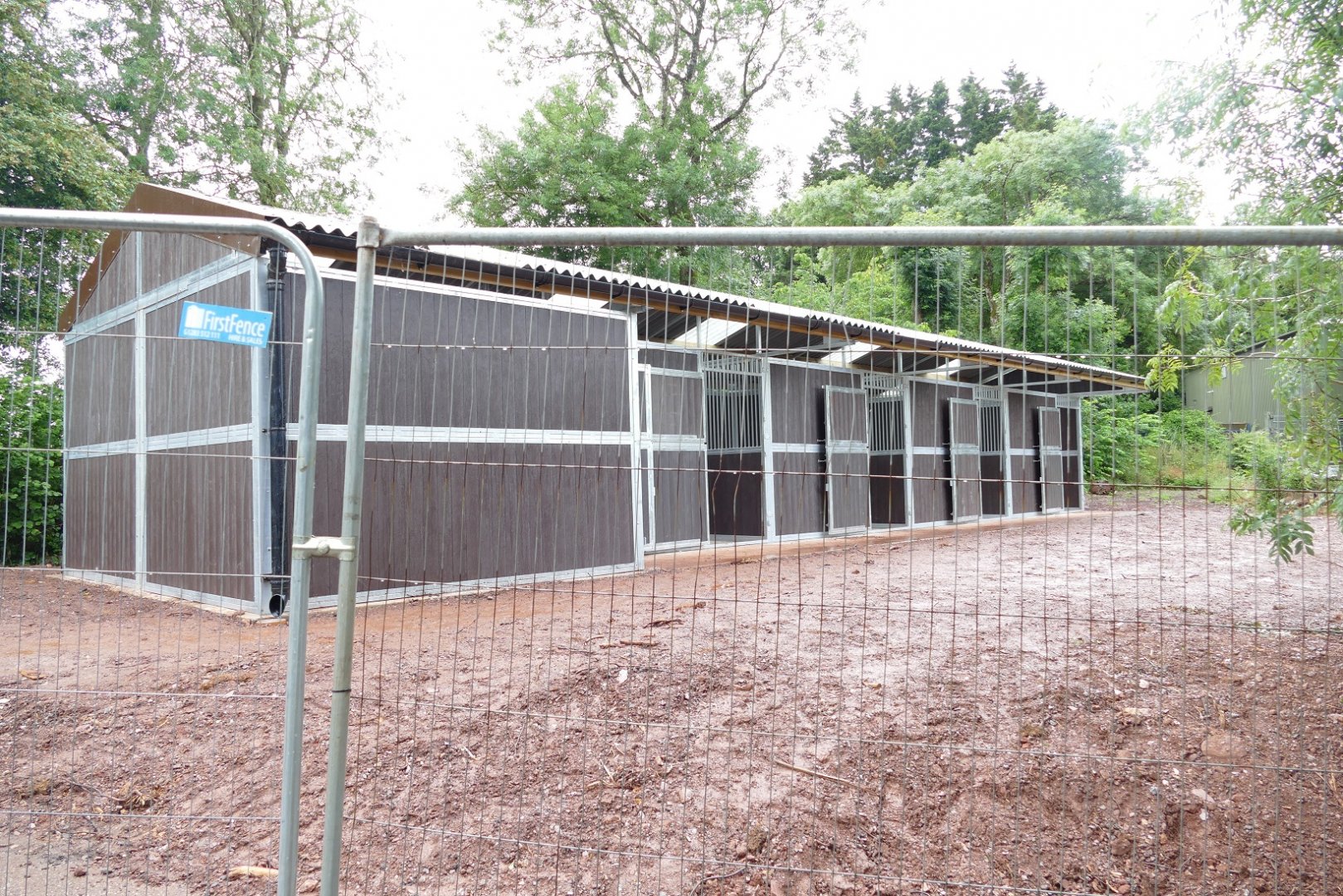 New zebra stables, June 2022