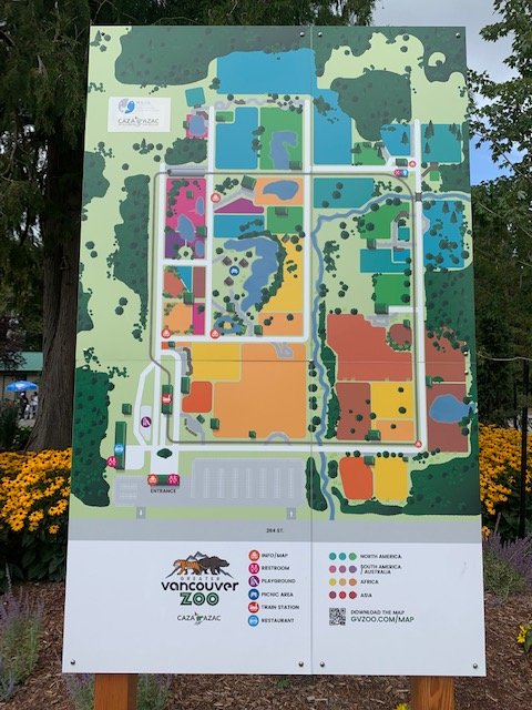 New Zoo Map (no species listed anywhere!)