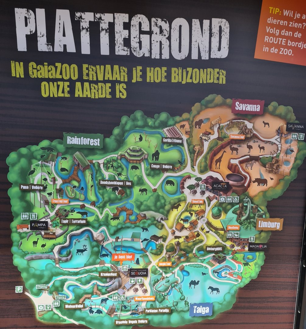 New zoo map