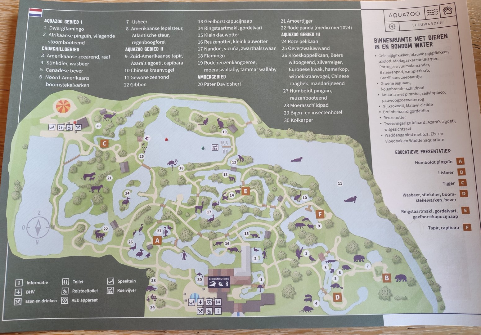 New zoo map