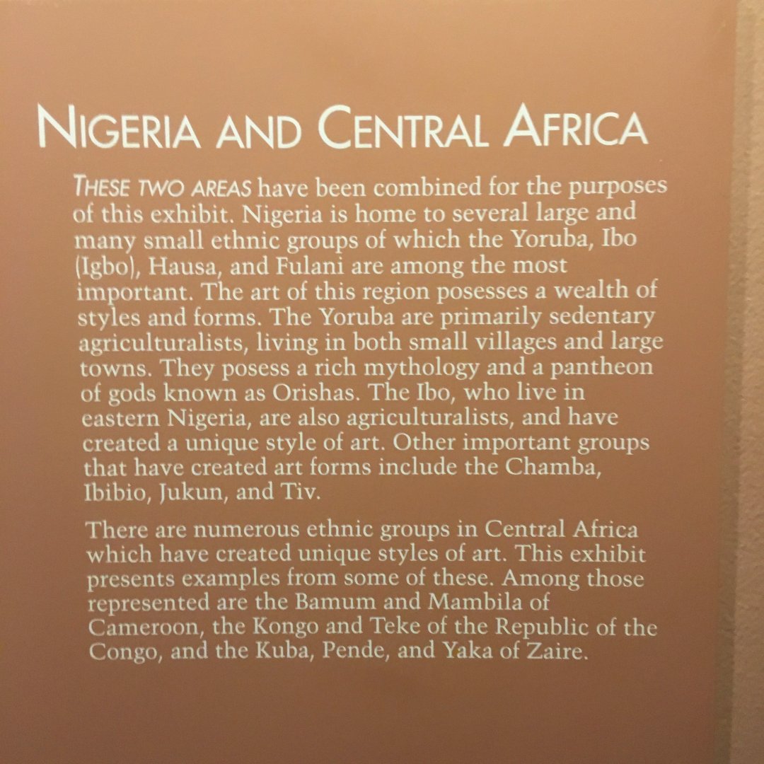 Nigeria & Central Africa Label