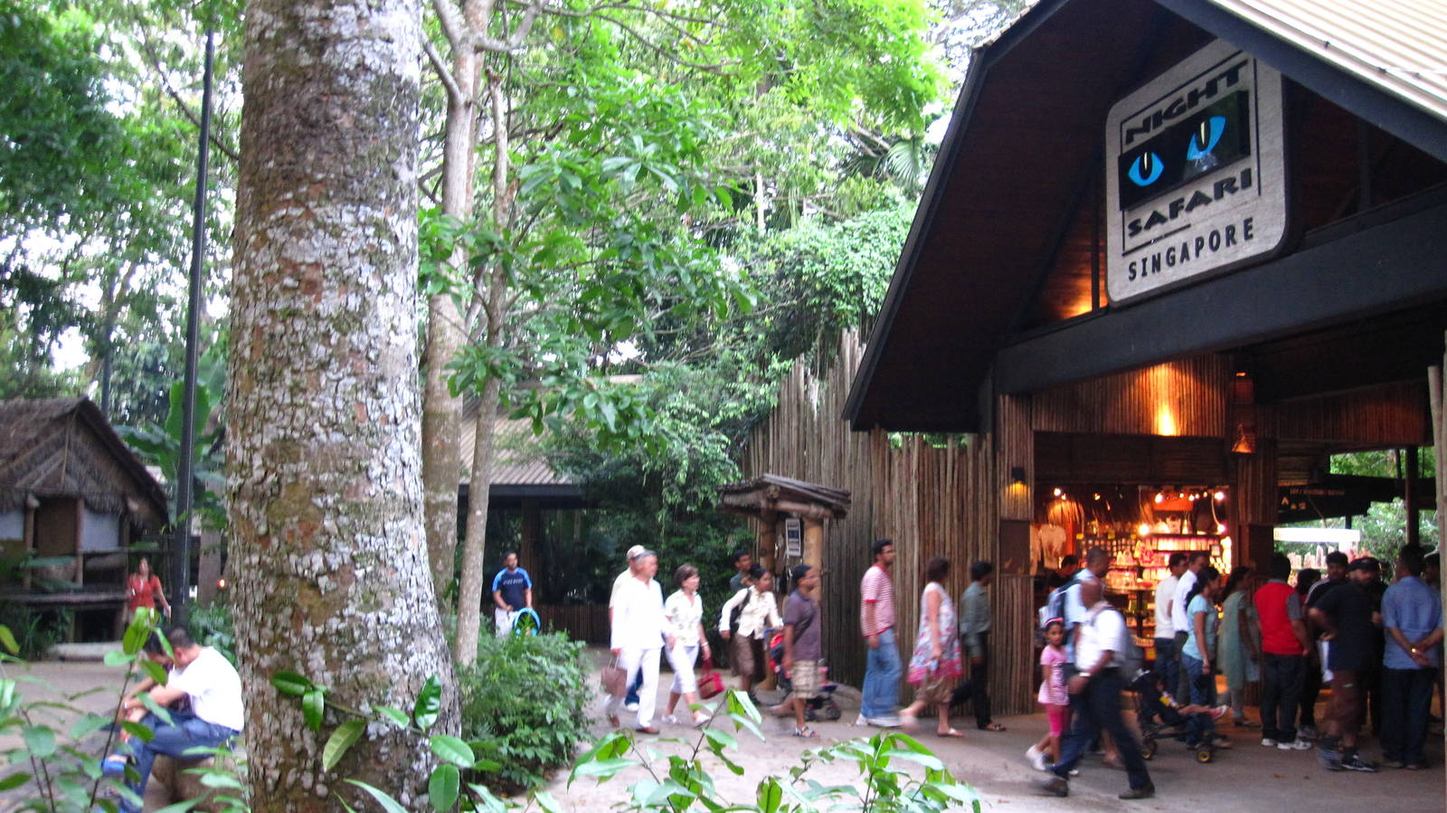 Night Safari Entrance Courtyard