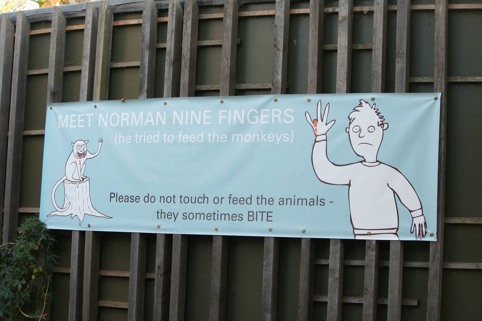 Norman nine-fingers sign