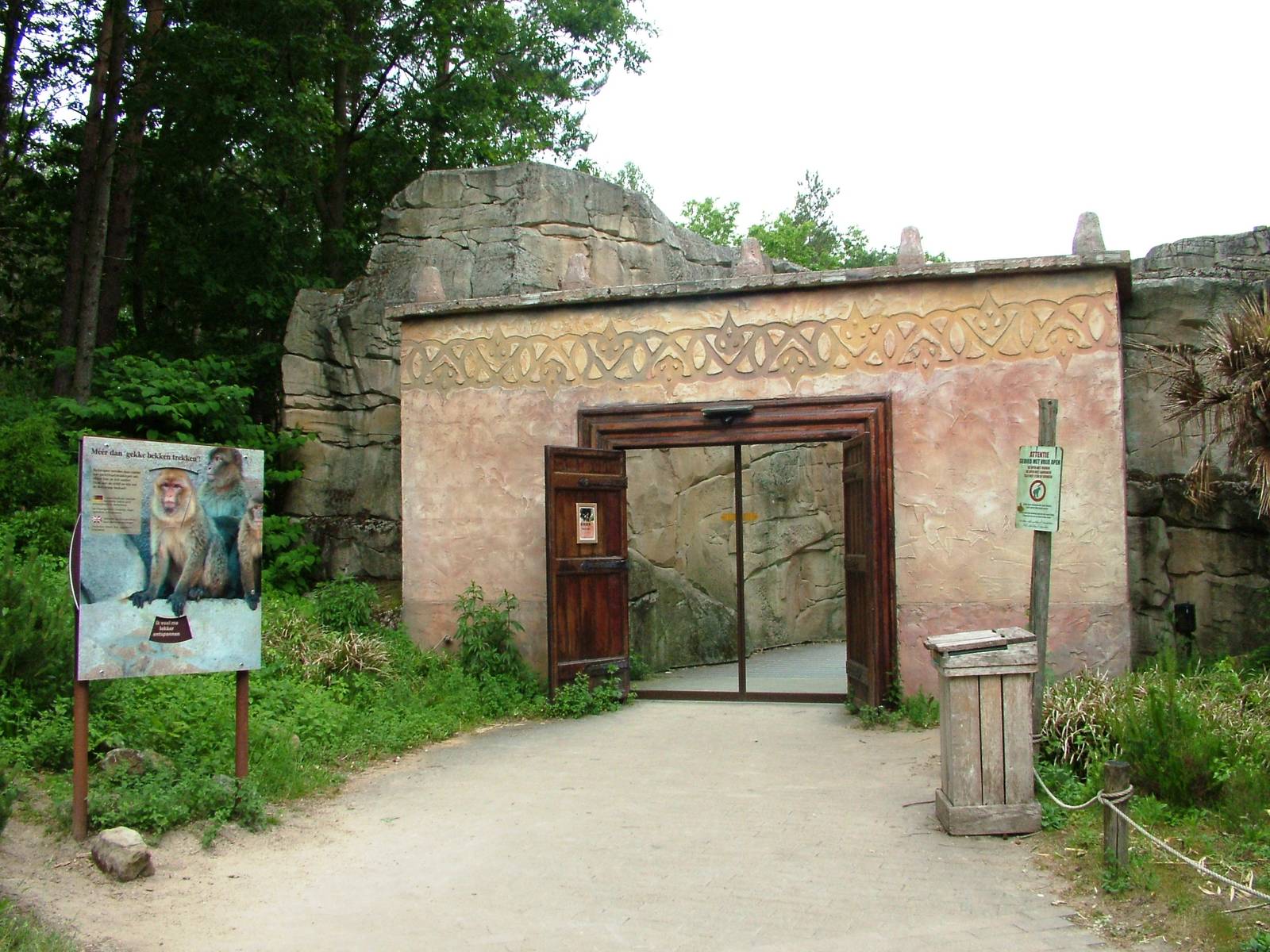 North African Exhibit Entrance at Apenheul, 30/05/12