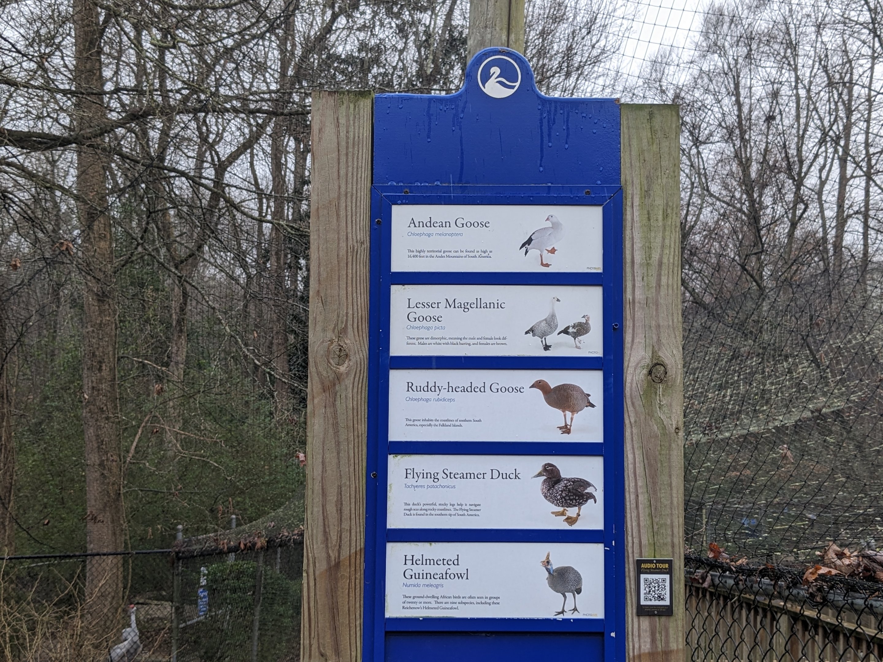 North America Aviary - sign
