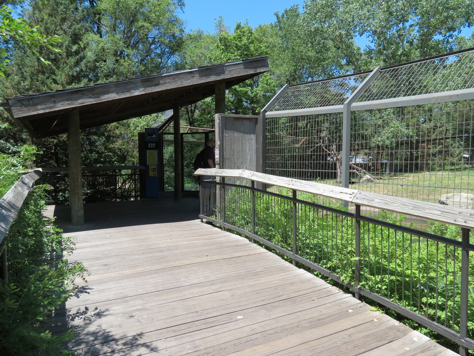 North America - Black Bear Exhibit Viewing Shelter