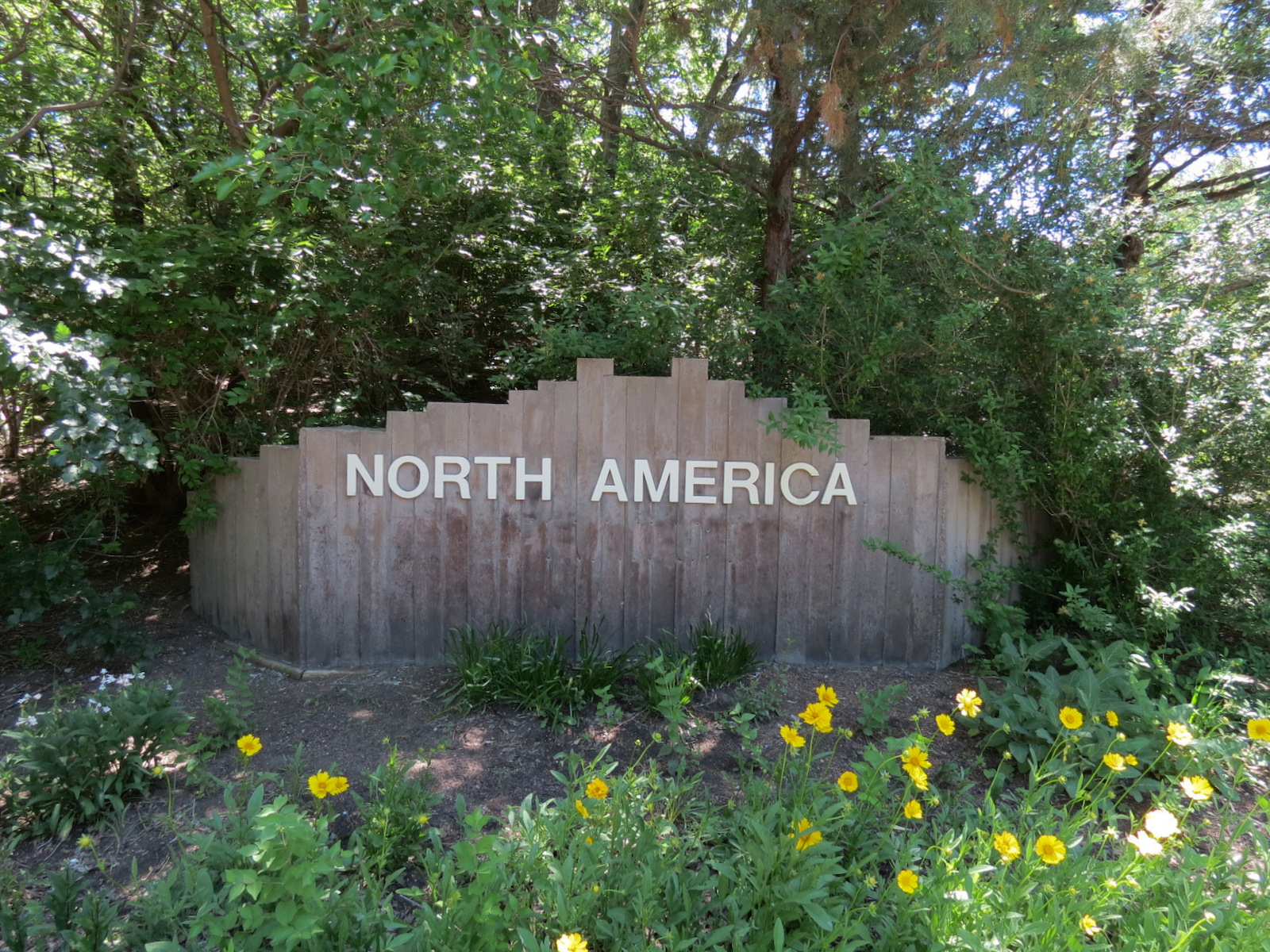 North America - Entrance Sign