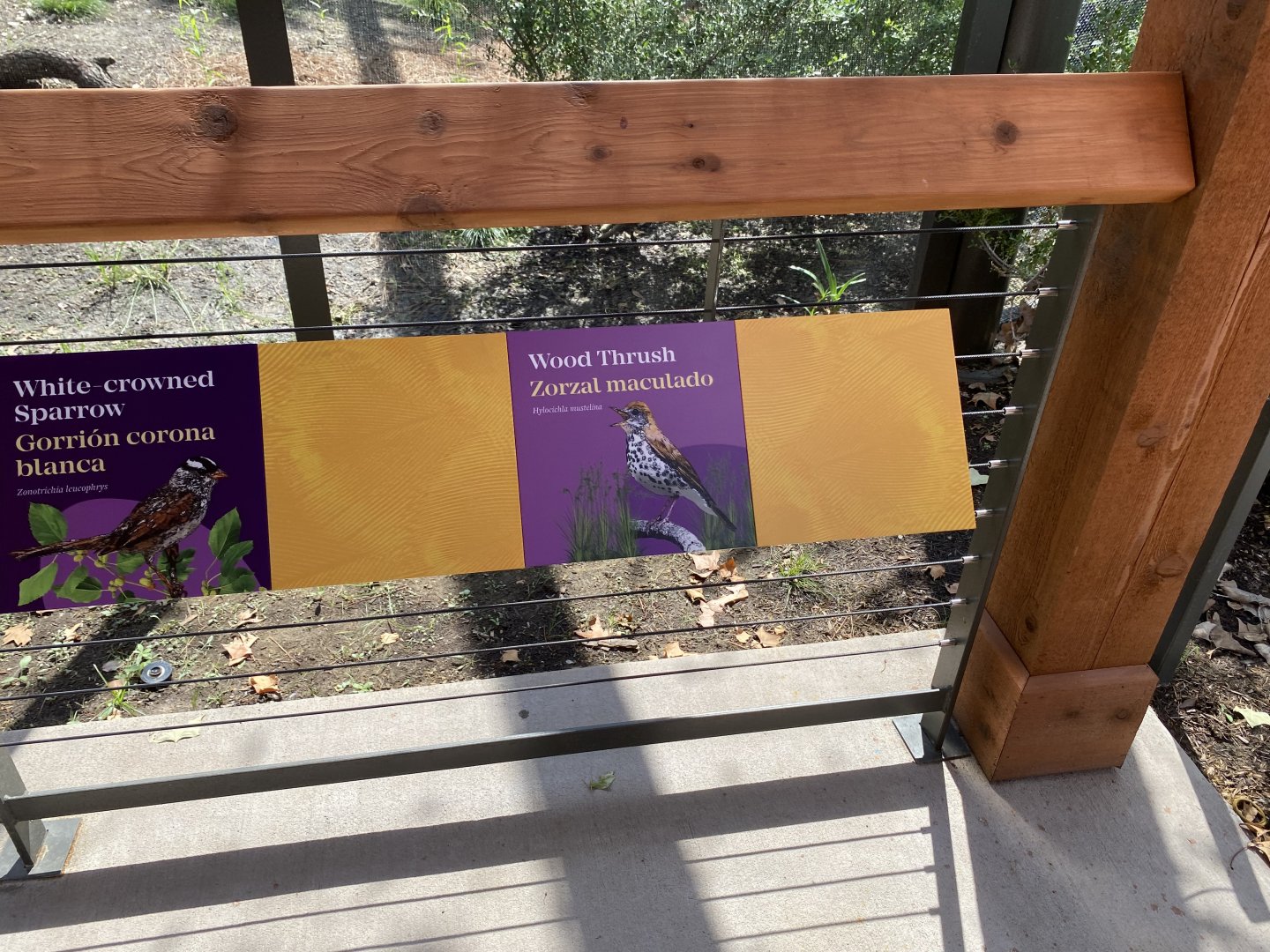 North American Aviary Signage