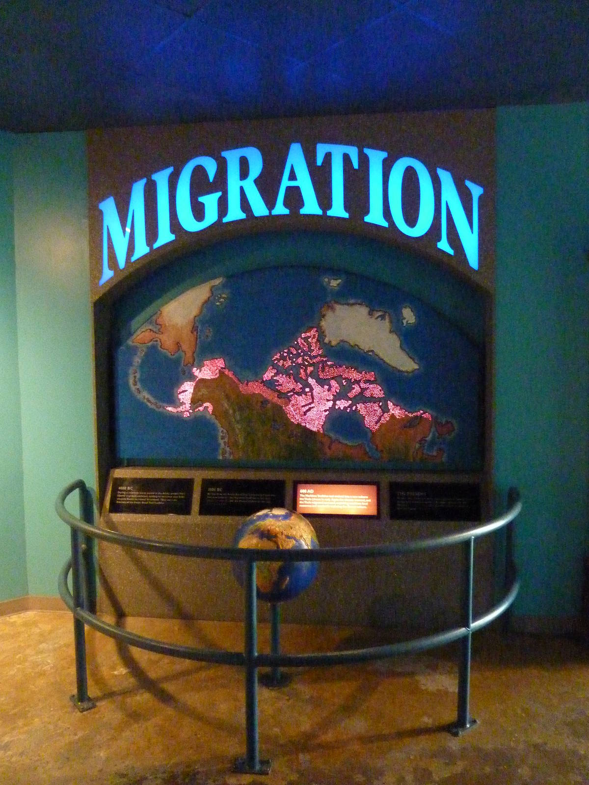 North American Living Museum -Migration Display