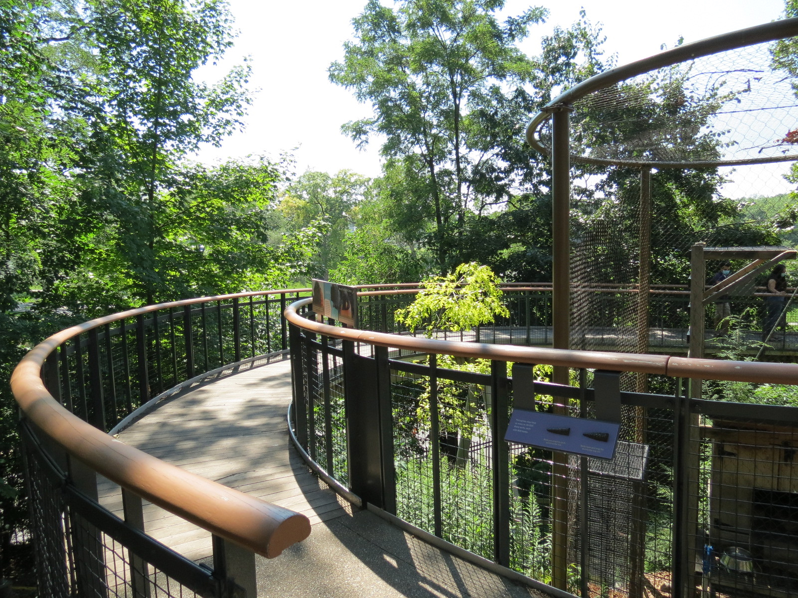 North American Porcupine Exhibit - Visitor Boardwalk