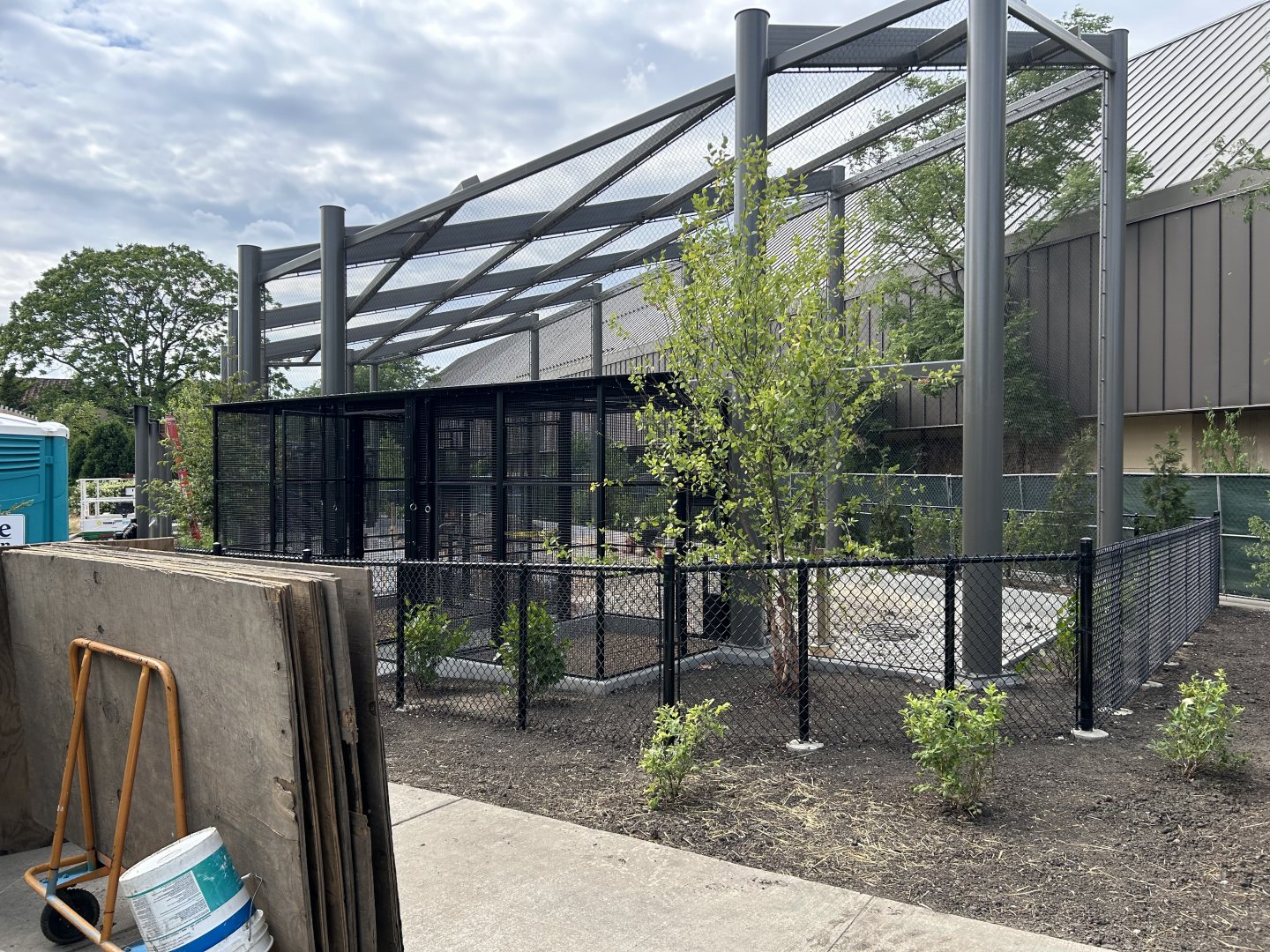 North American Prairie Aviary Construction Progress - June 2024