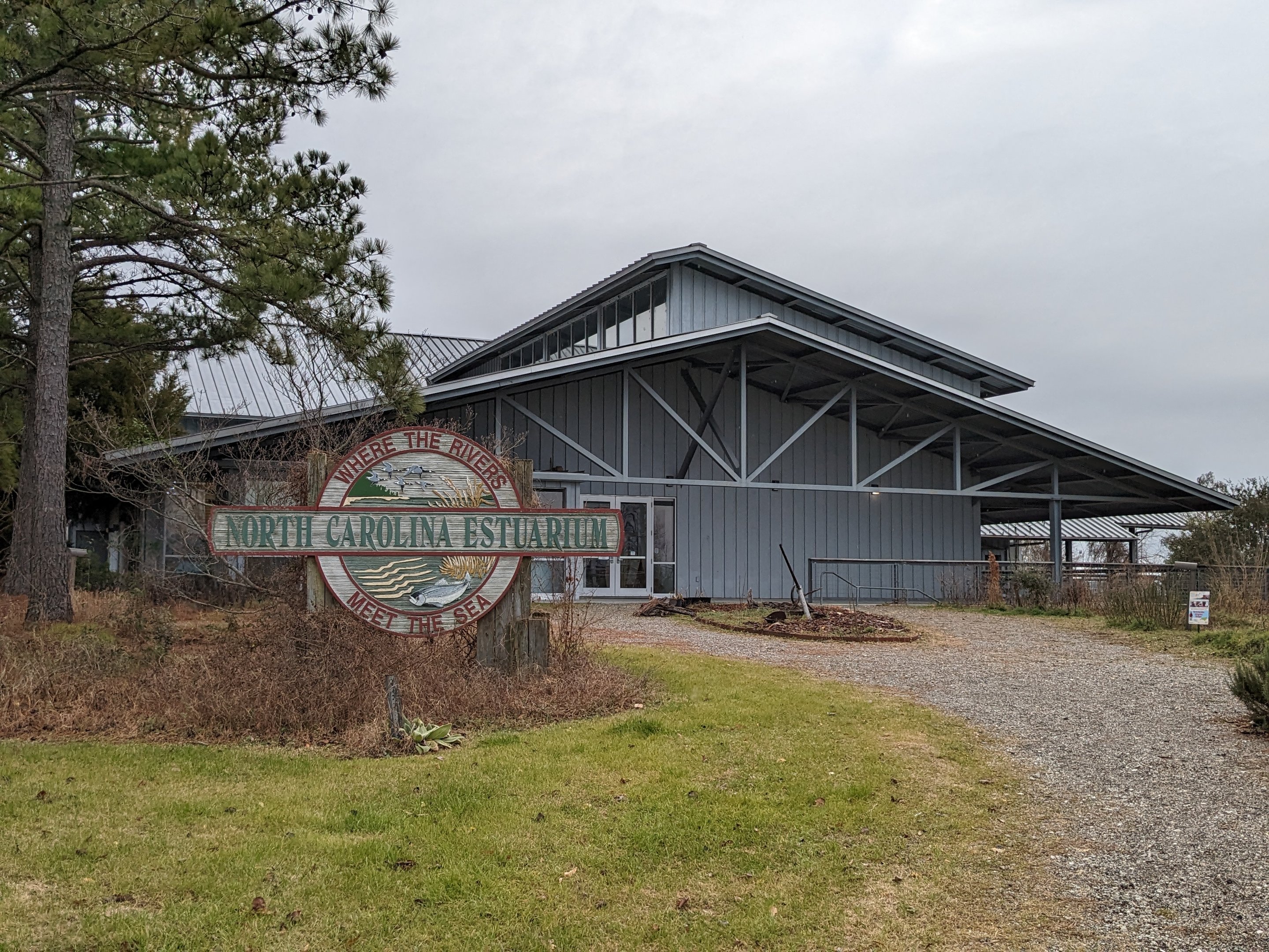 North Carolina Estuarium - entrance to museum