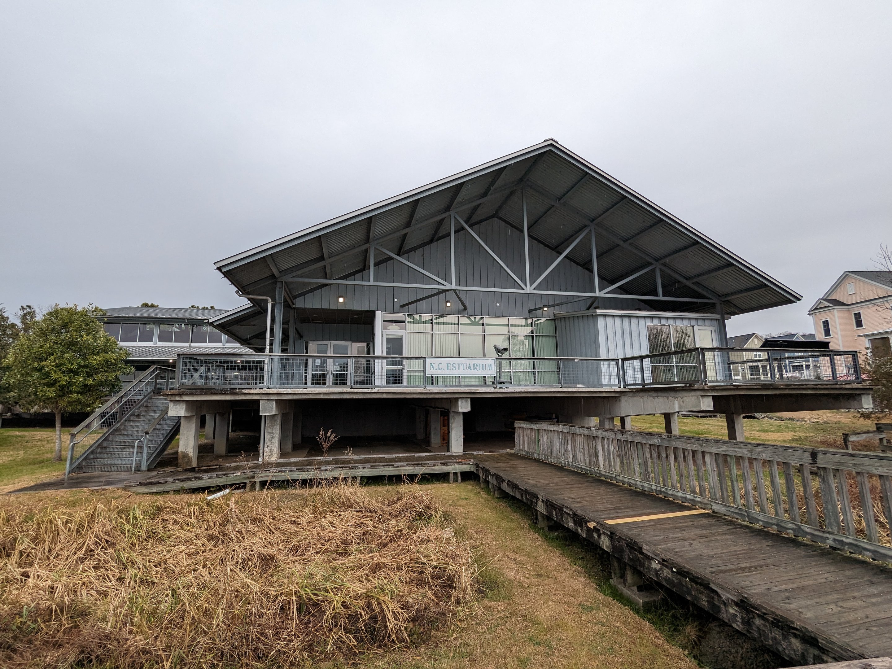 North Carolina Estuarium - rear of museum