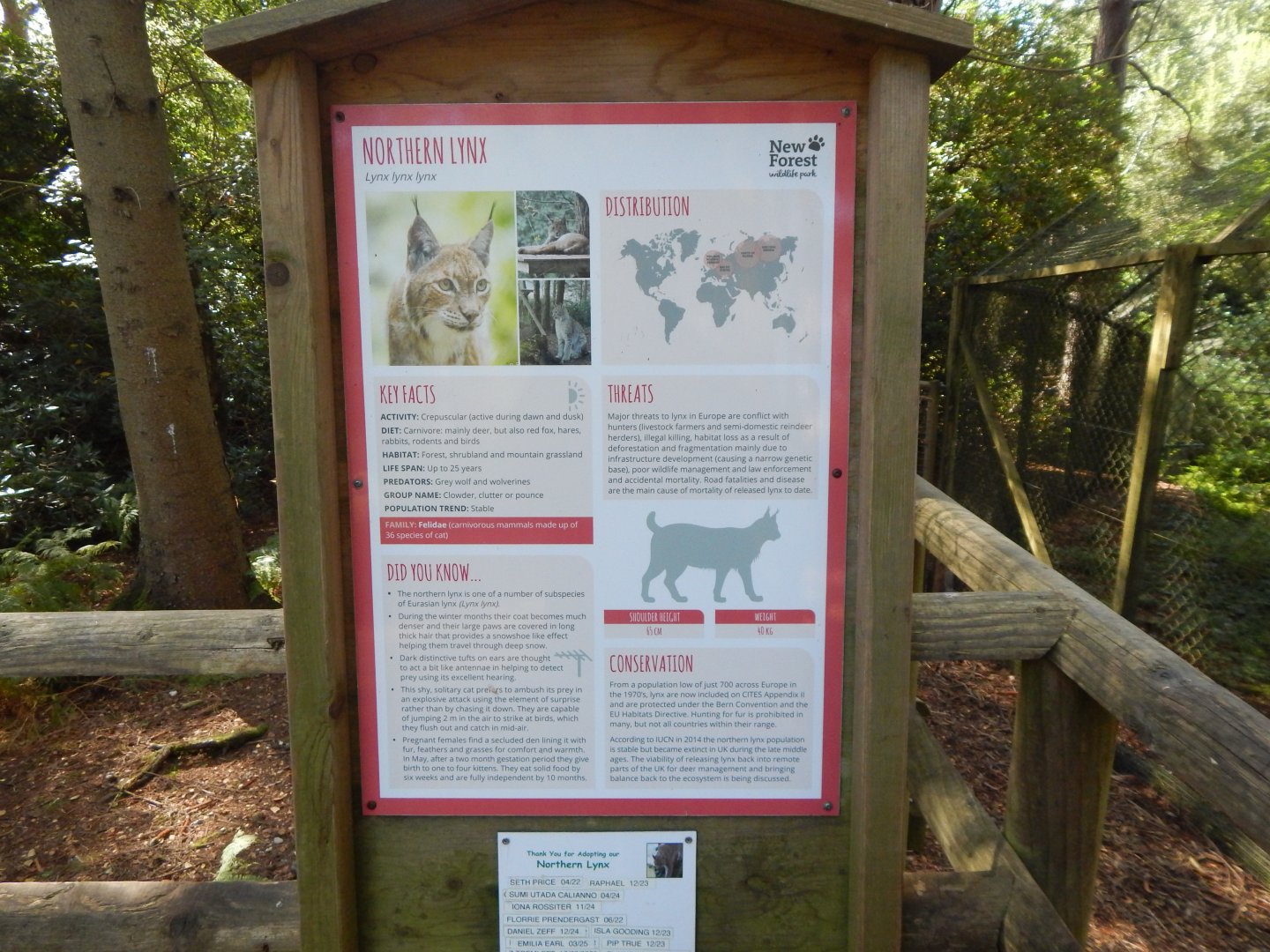 Northern lynx signage 130924