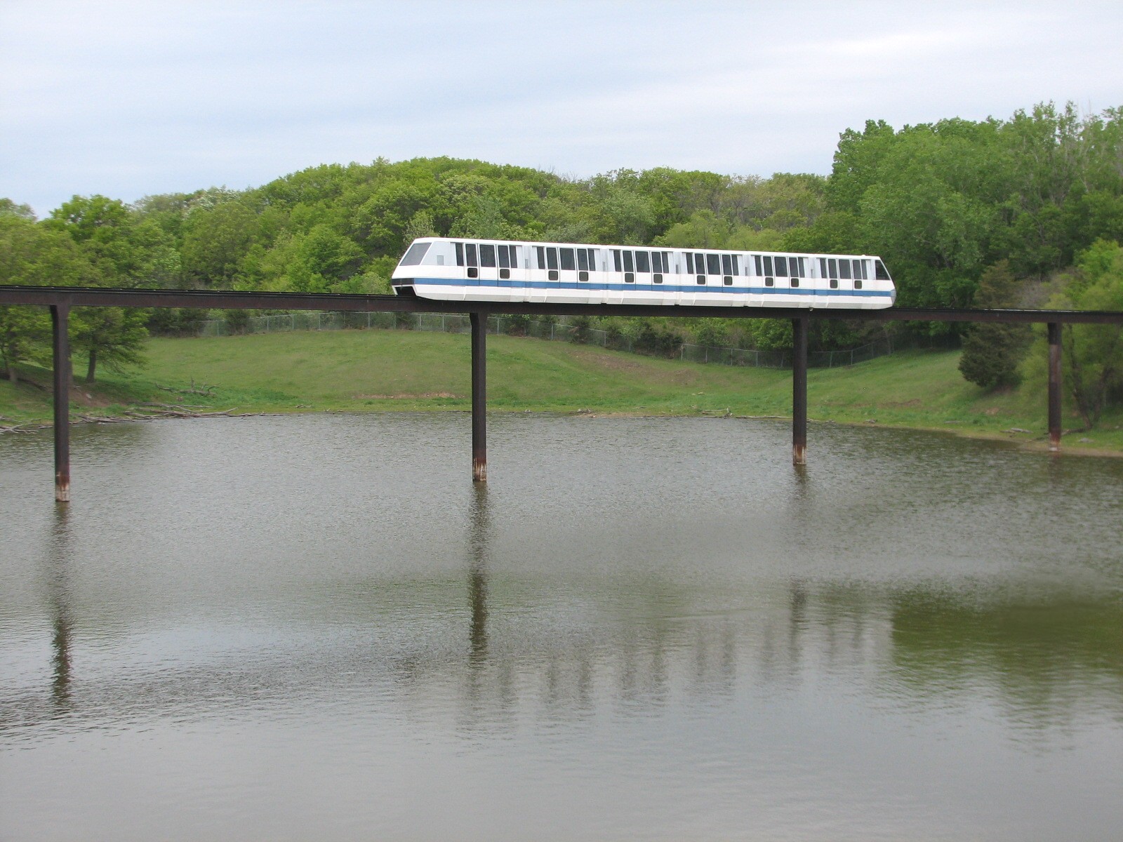 Northern Trail - Muskox Exhibit with Monorail
