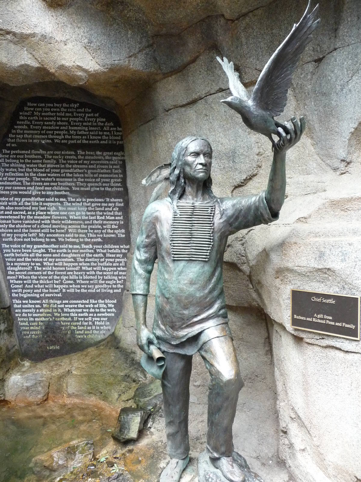 Northwest Passage - Chief Seattle Statue