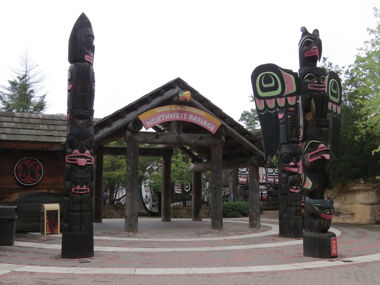 Northwest Passage - Entry Gateway and Totem Poles