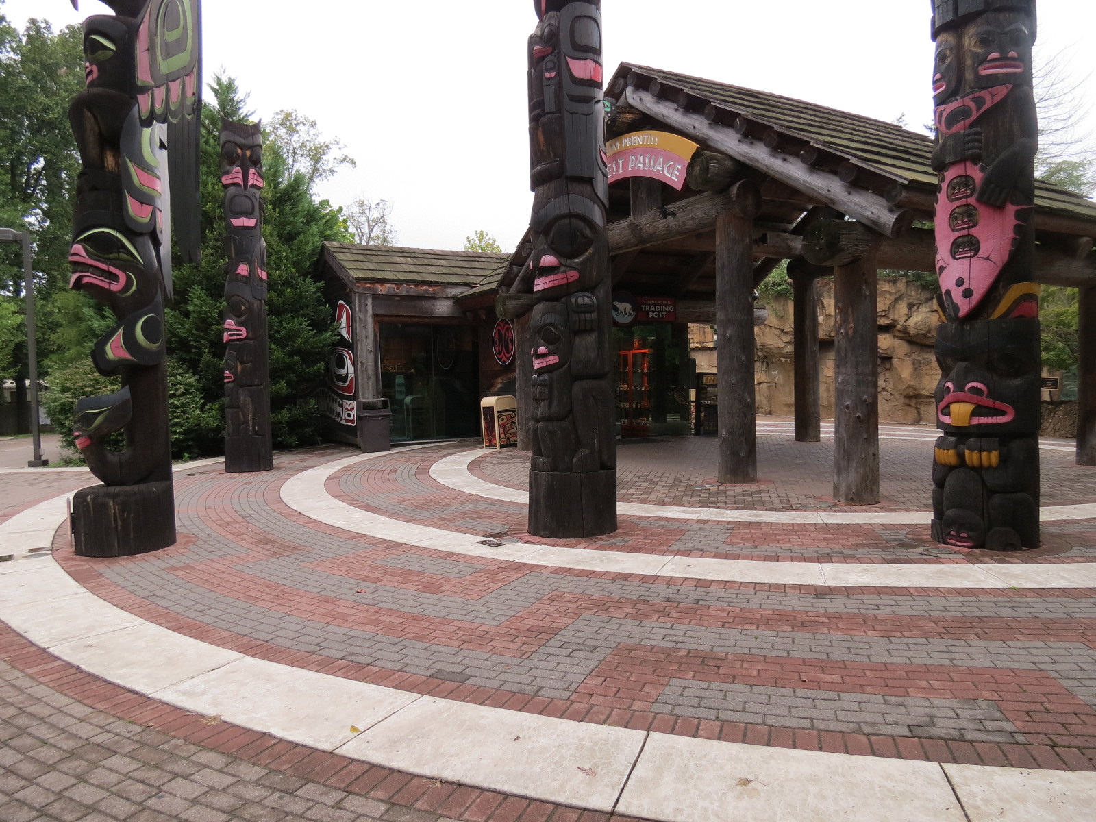 Northwest Passage - Entry Gateway and Totem Poles