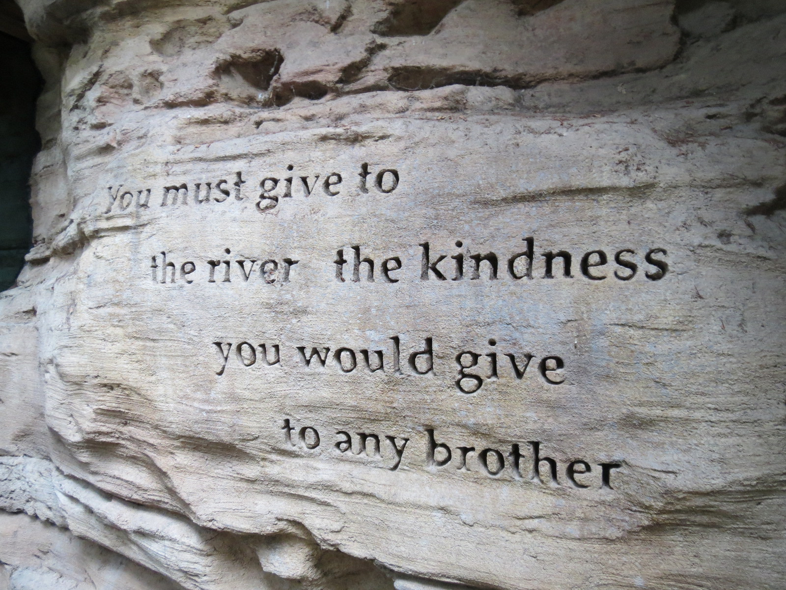 Northwest Passage - Rock Inscription