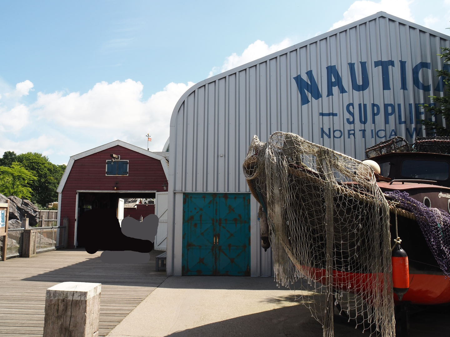 Nortica Hafên port themed area - Artic 1 4D film theater, entrance building and fishing boat theming , 2024-06-23